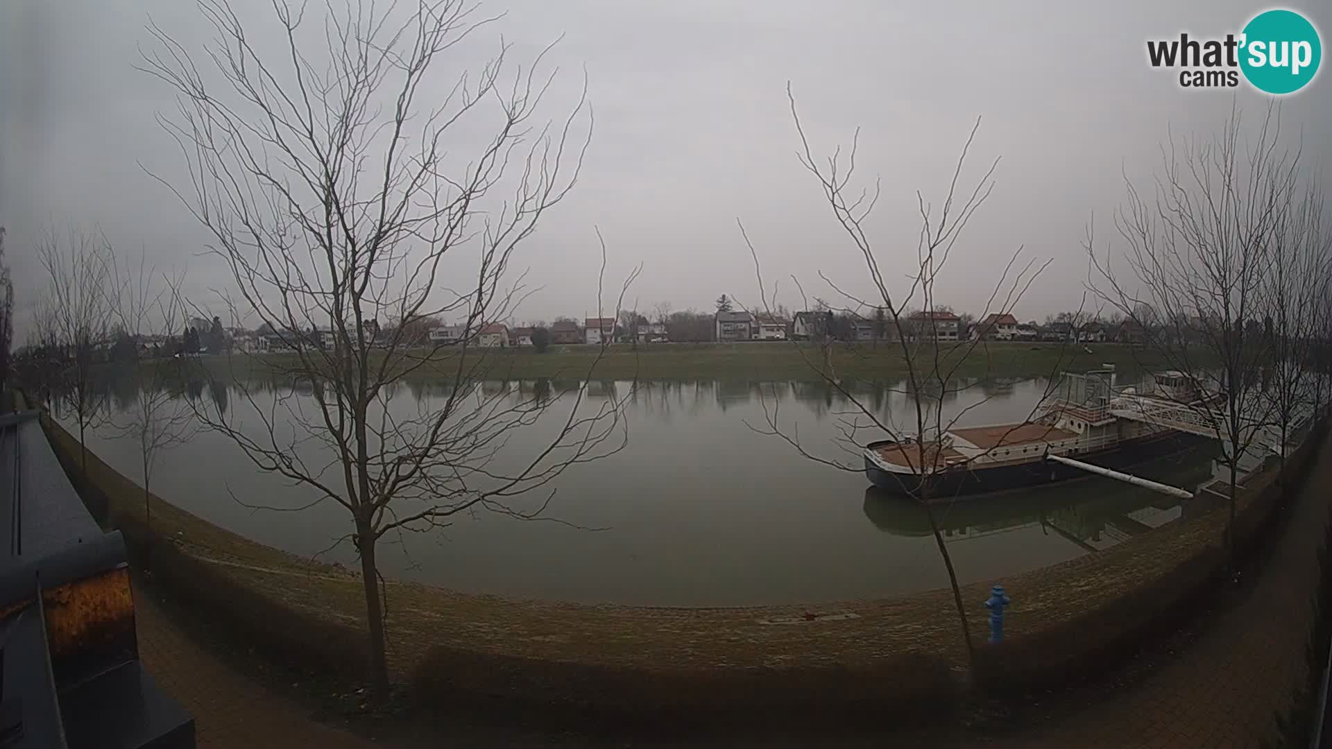 Sisak live webcam Kolpa river view – Croatia