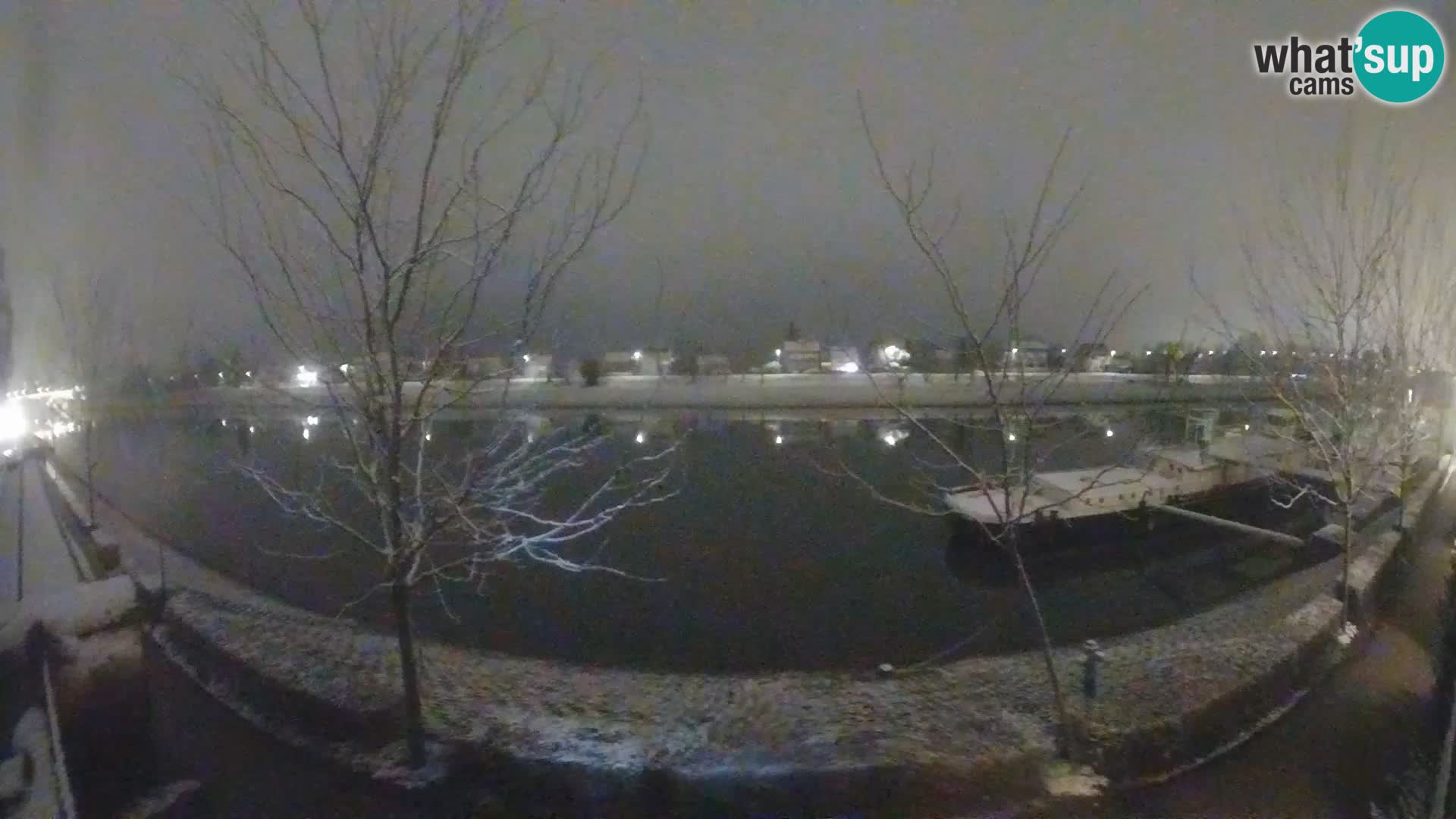 Sisak live webcam pogled na reku Kolpu