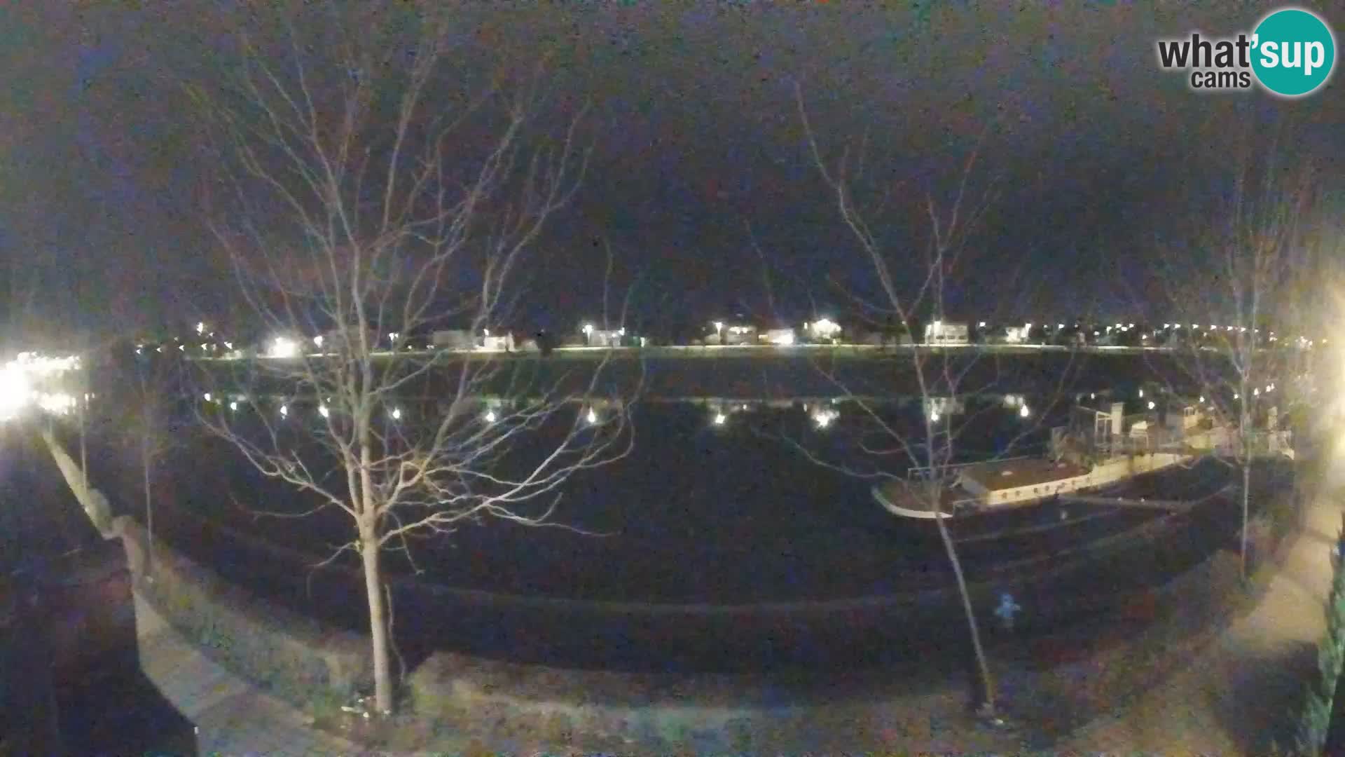 Sisak live webcam – vista sul fiume Kolpa – Croazia