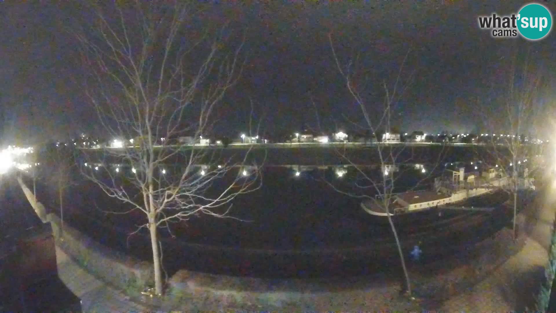 Sisak live webcam – vista sul fiume Kolpa – Croazia