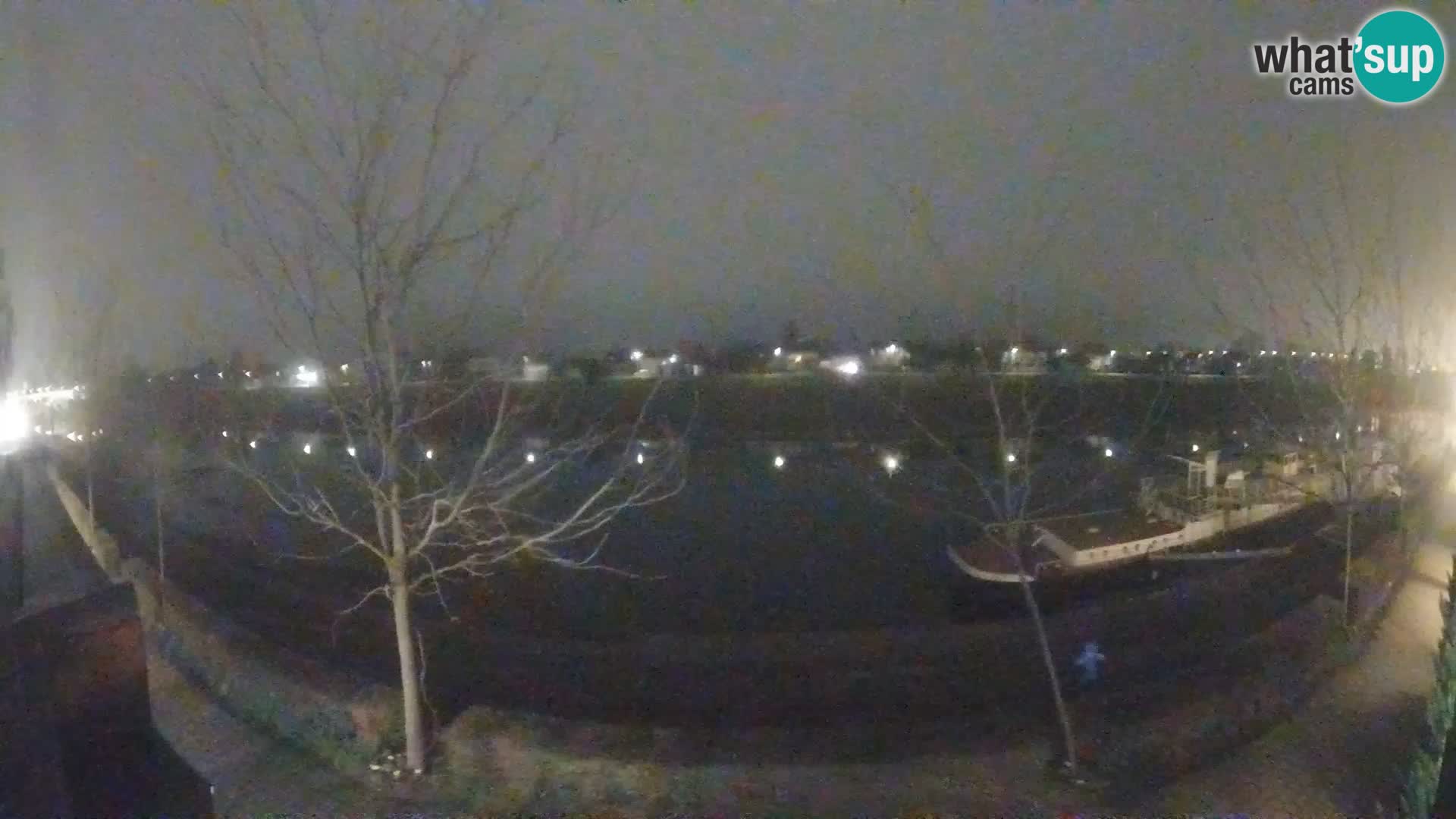 Sisak live webcam – vista sul fiume Kolpa – Croazia