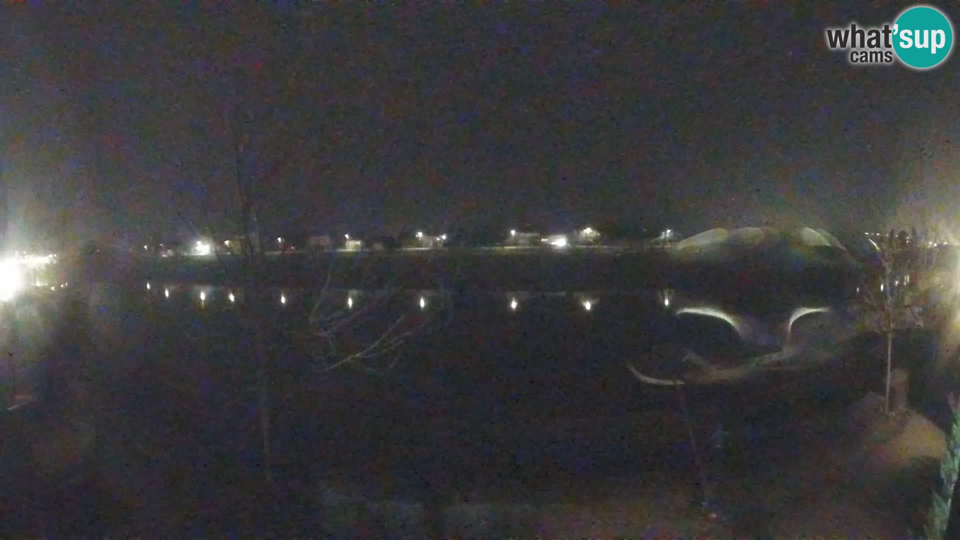 Sisak live webcam – vista sul fiume Kolpa – Croazia