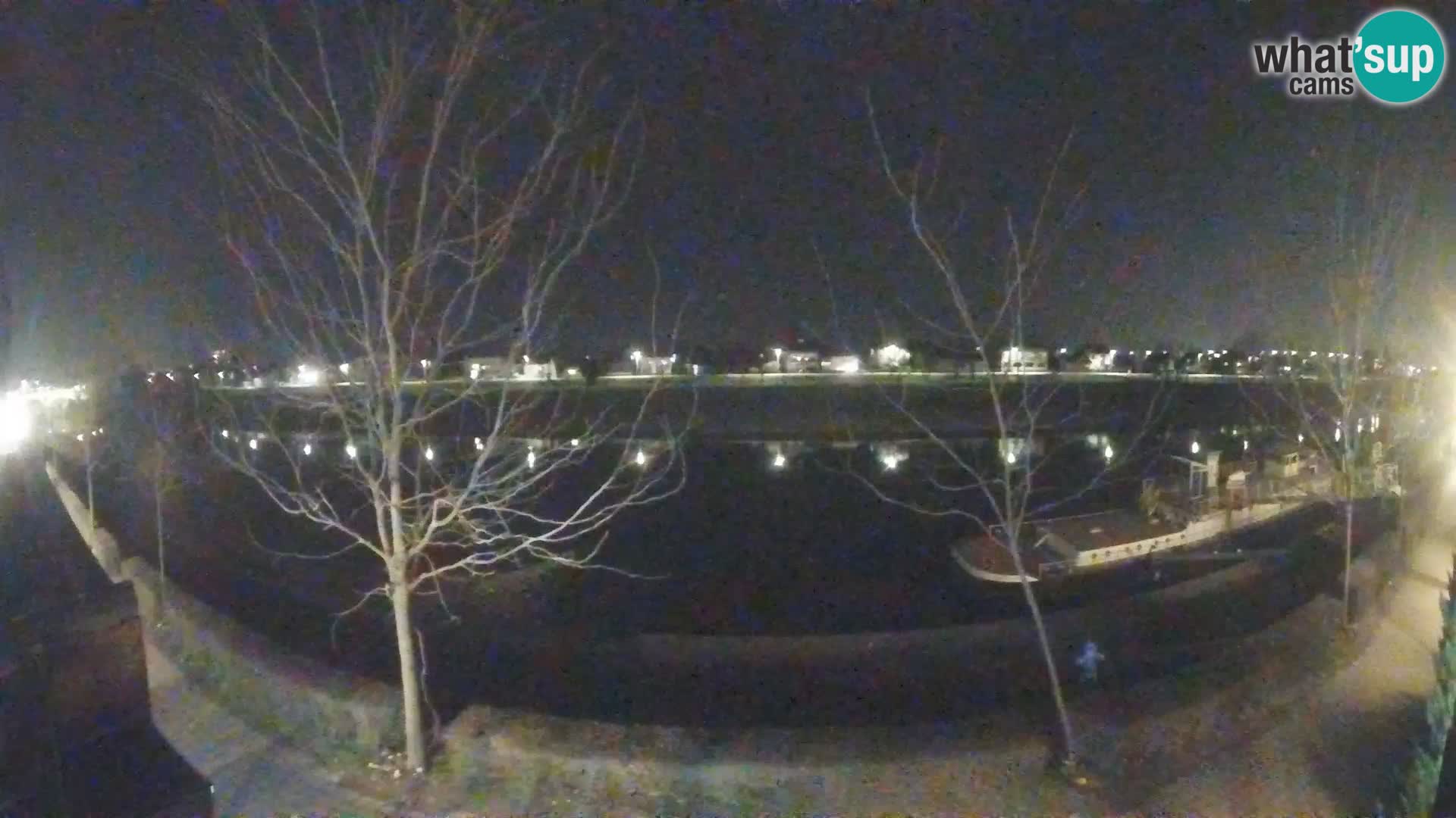 Sisak live webcam – vista sul fiume Kolpa – Croazia