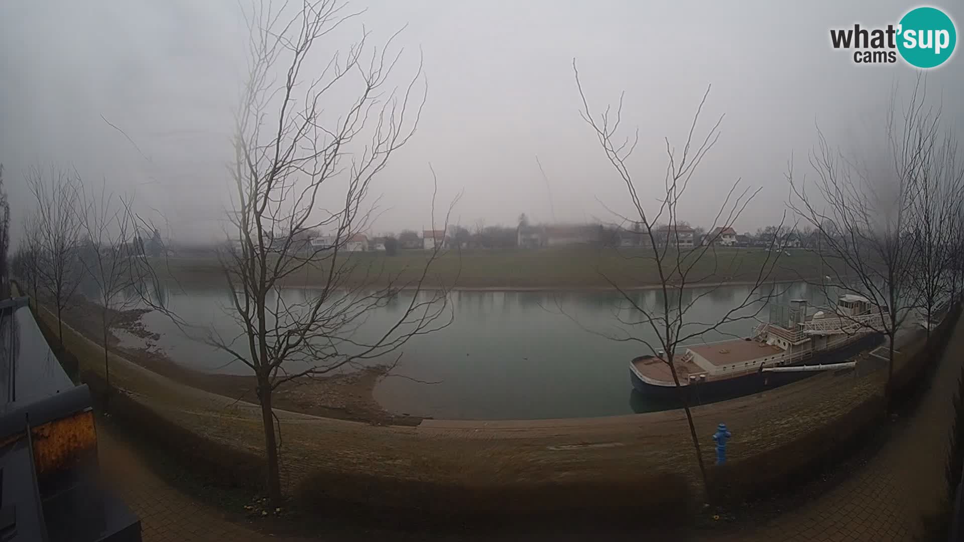 Sisak live webcam pogled na reku Kolpu