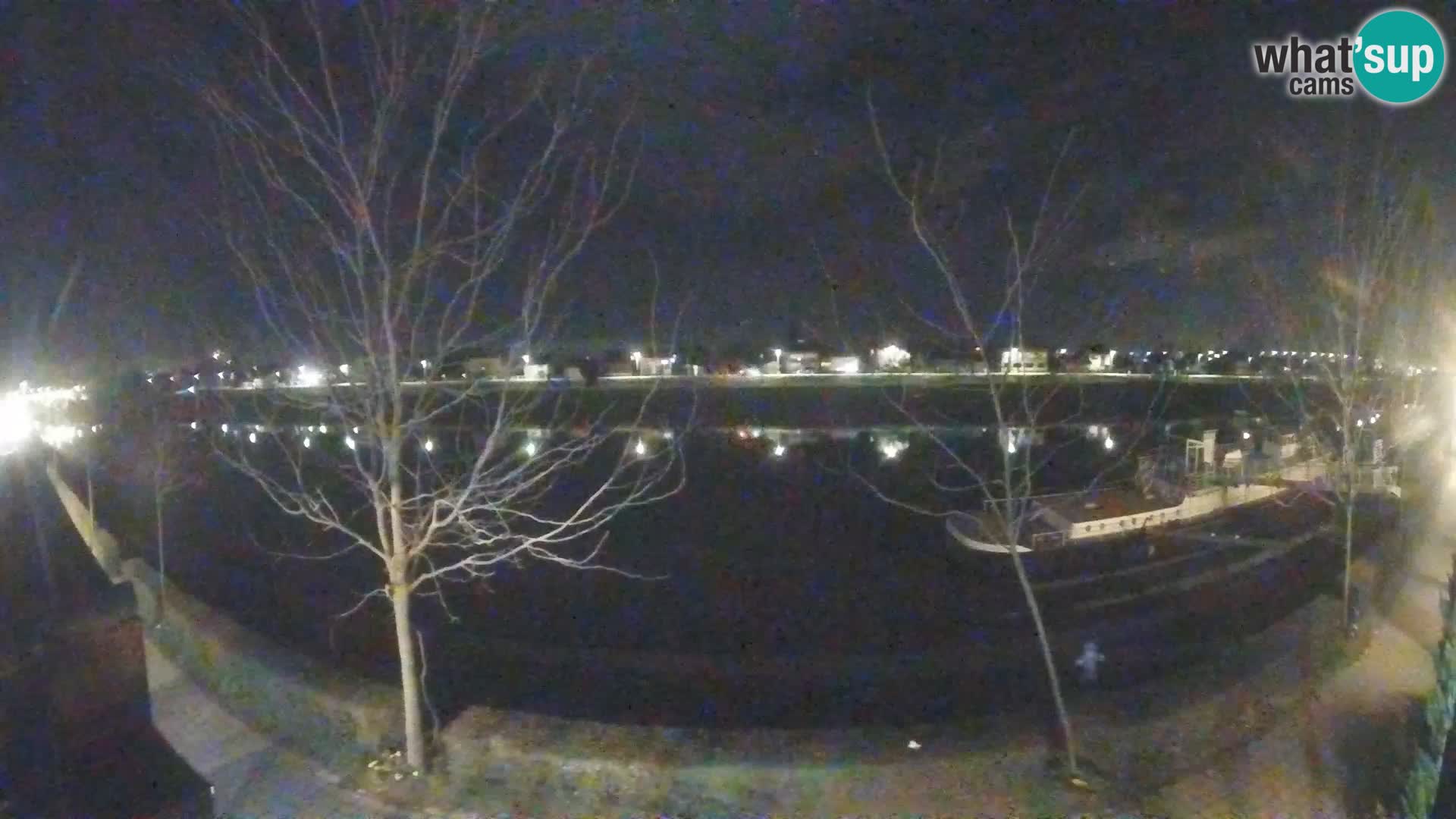 Sisak live webcam – vista sul fiume Kolpa – Croazia