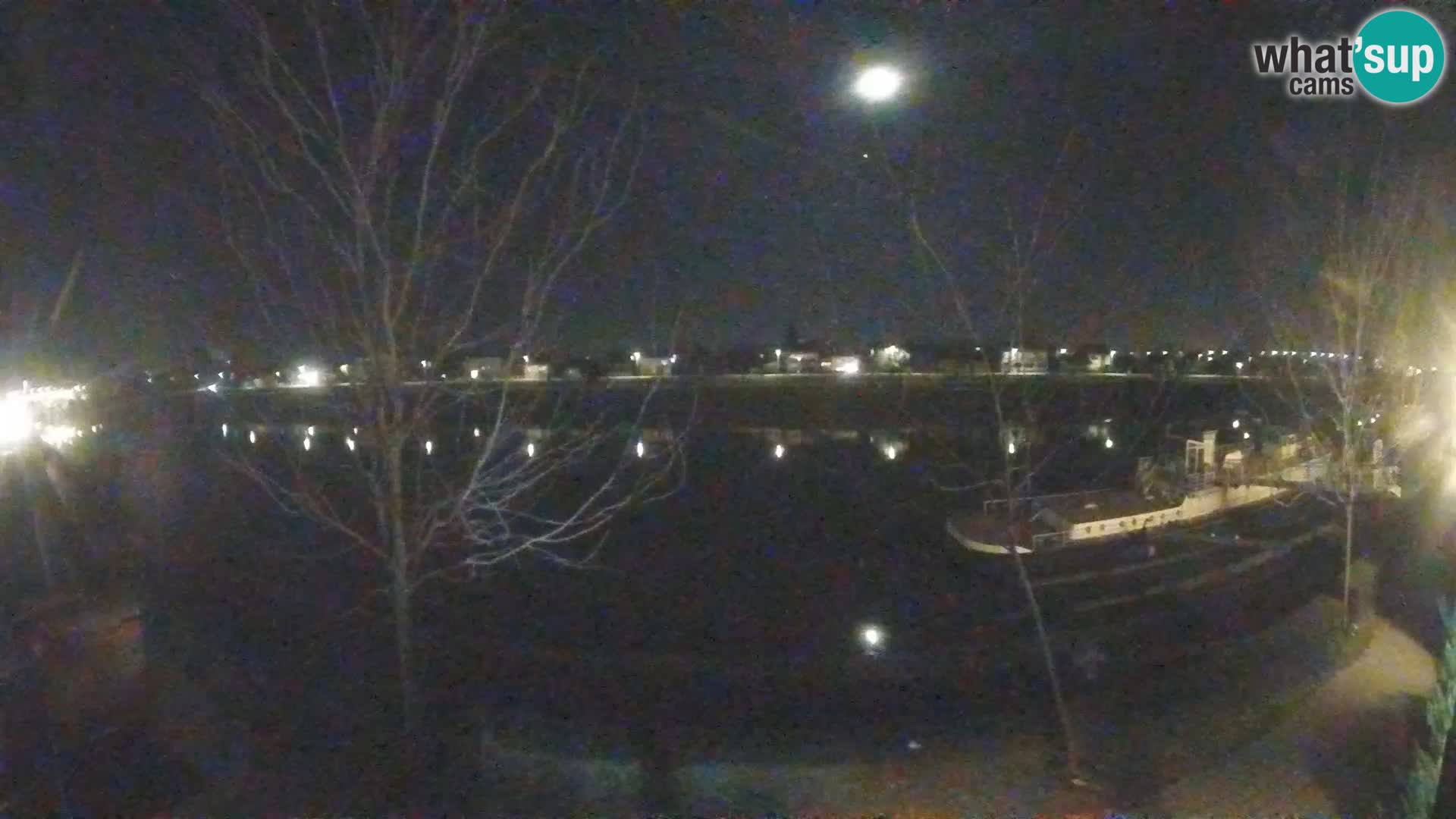 Sisak Live-Webcam Blick auf den Fluss Kolpa – Kroatien