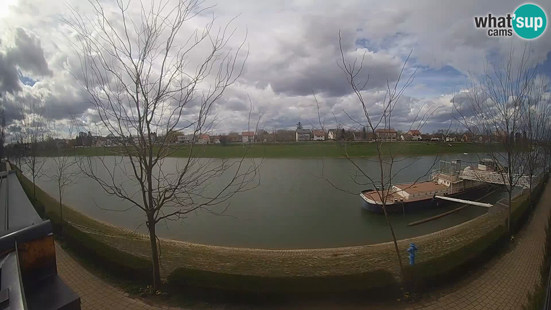 Sisak webcam en vivo Kolpa river view – Croacia