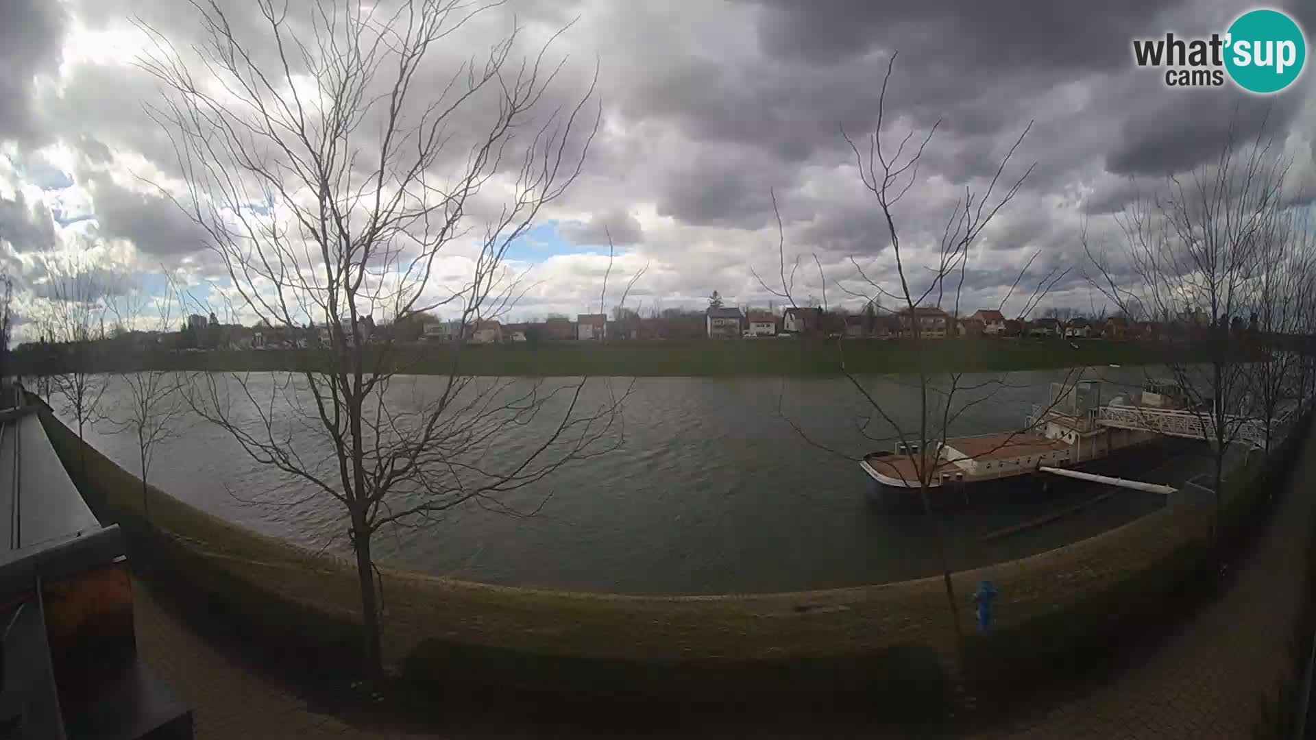 Sisak webcam en direct – vue sur la rivière Kolpa – Croatie