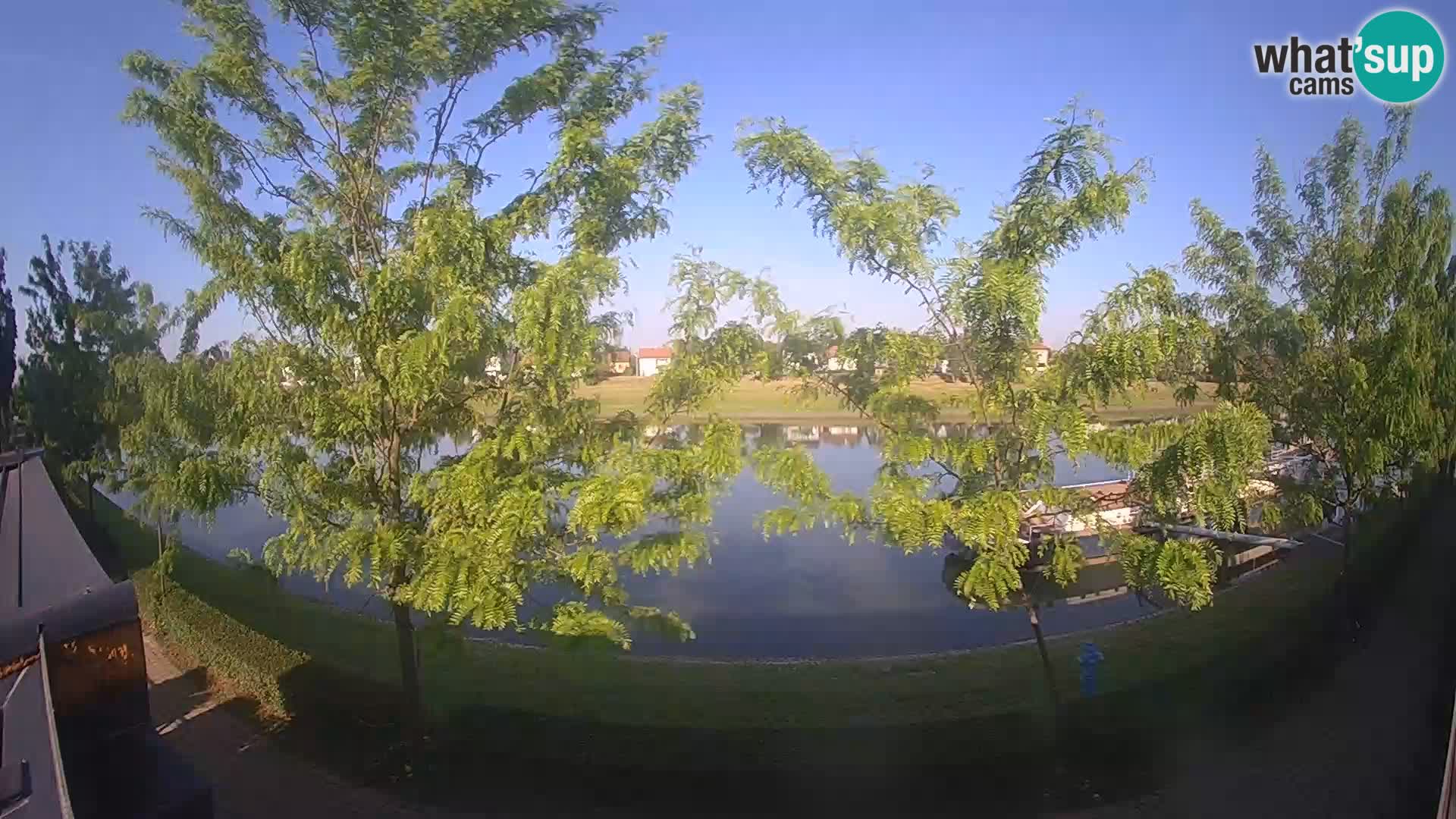 Sisak webcam en vivo Kolpa river view – Croacia