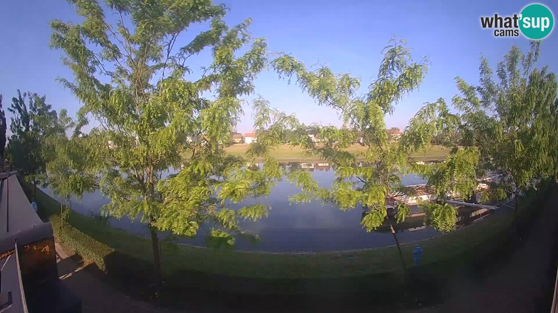 Sisak webcam en direct – vue sur la rivière Kolpa – Croatie