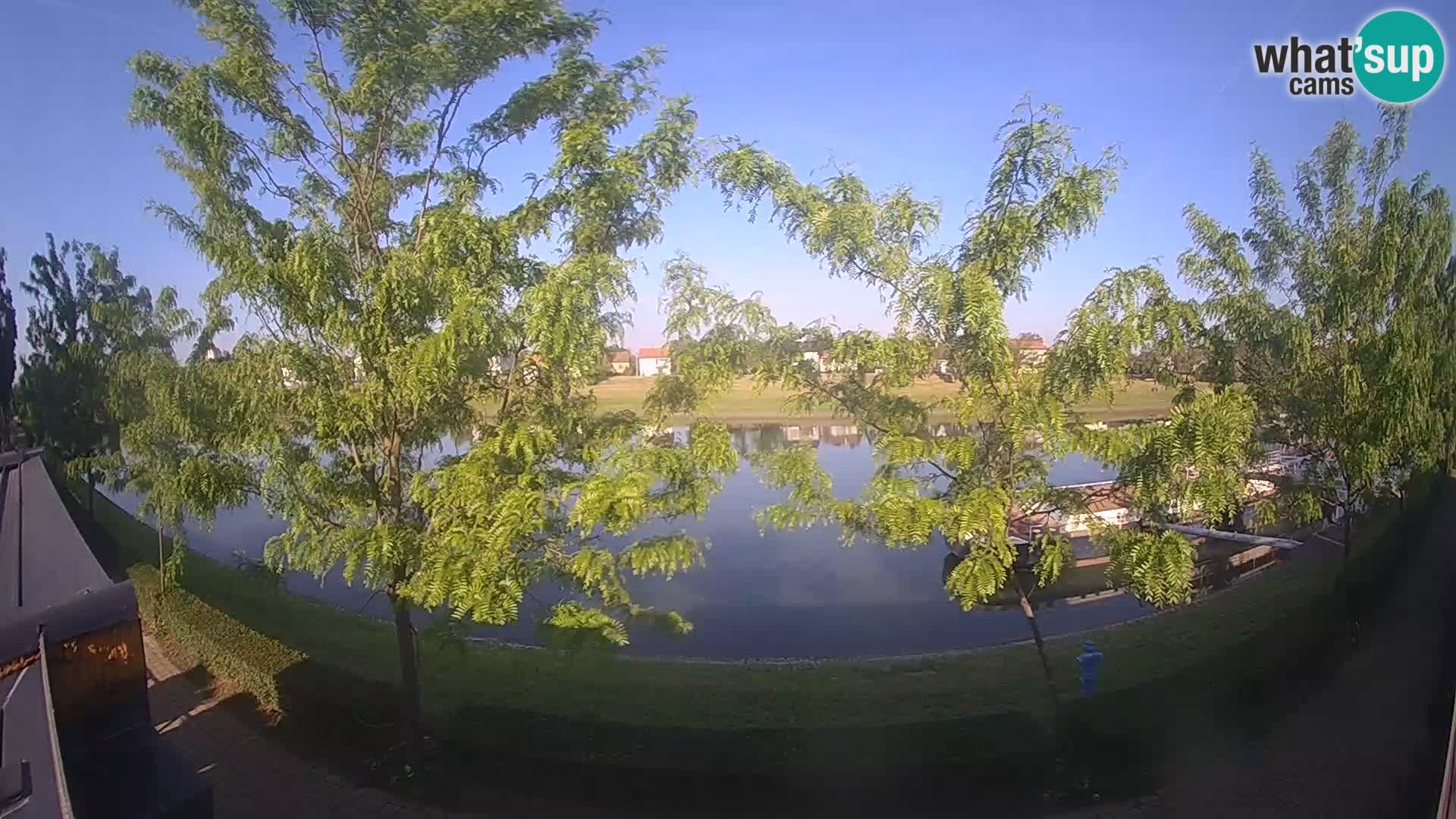 Sisak webcam en direct – vue sur la rivière Kolpa – Croatie
