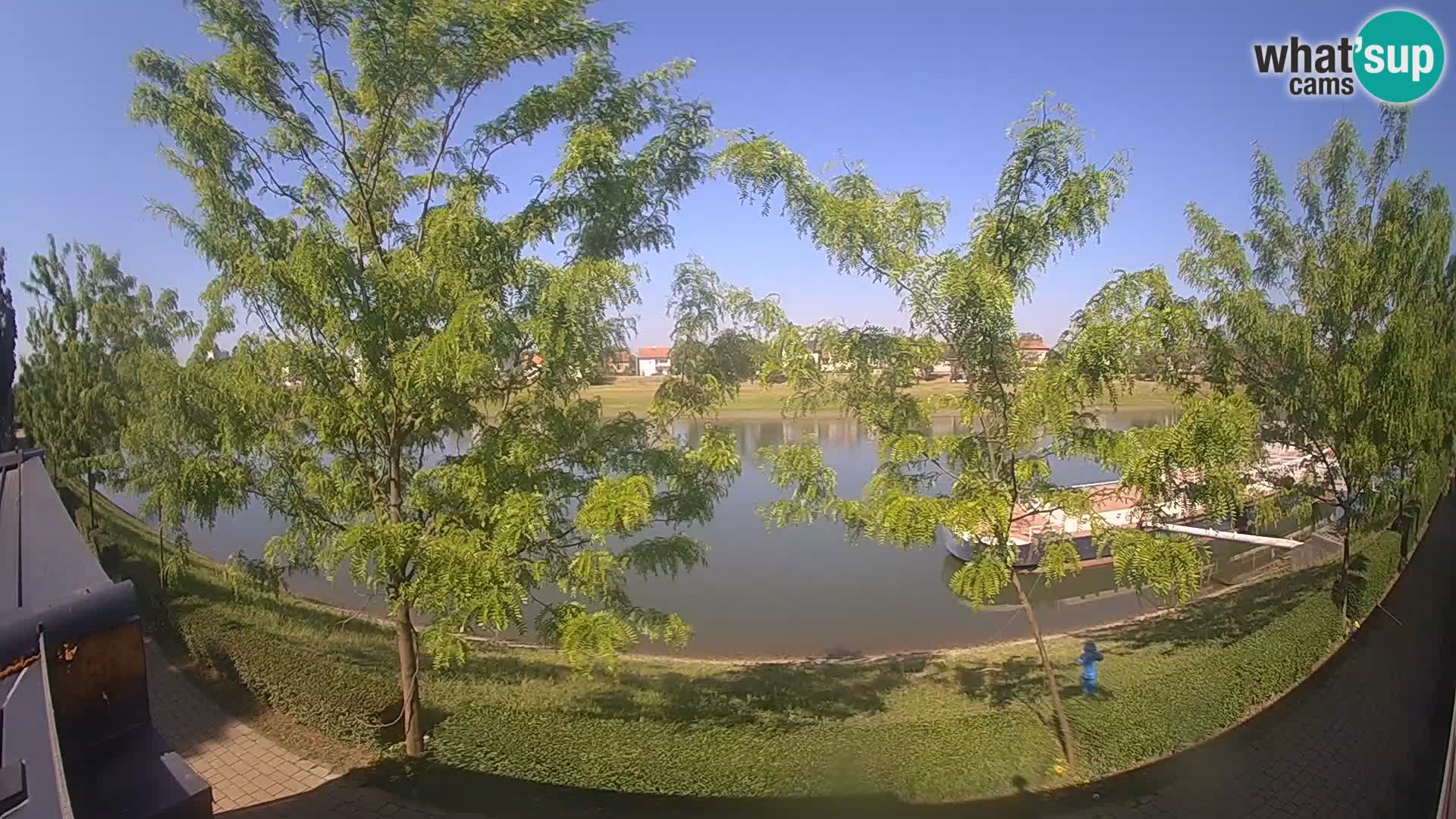 Sisak Live-Webcam Blick auf den Fluss Kolpa – Kroatien