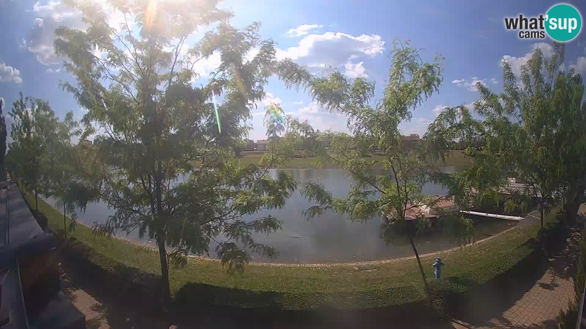 Sisak live webcam Kolpa river view – Croatia