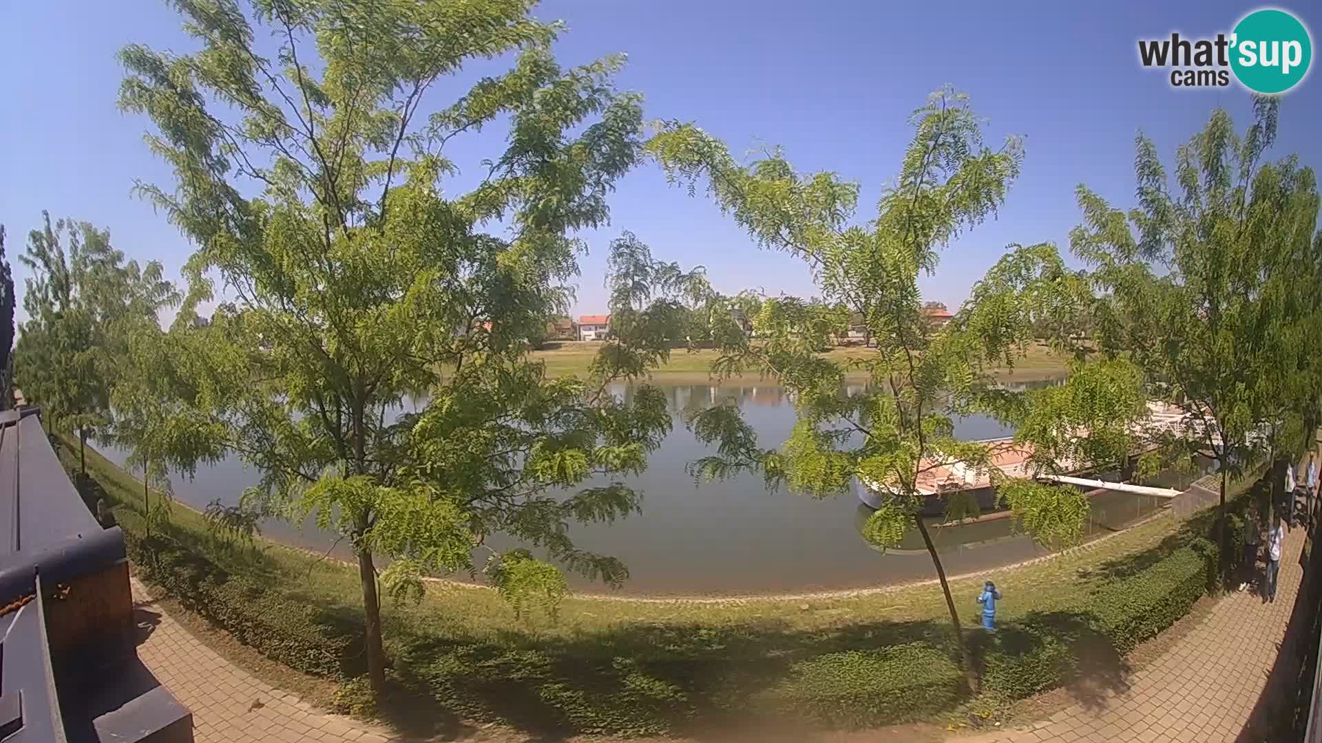 Sisak live webcam Kolpa river view – Croatia