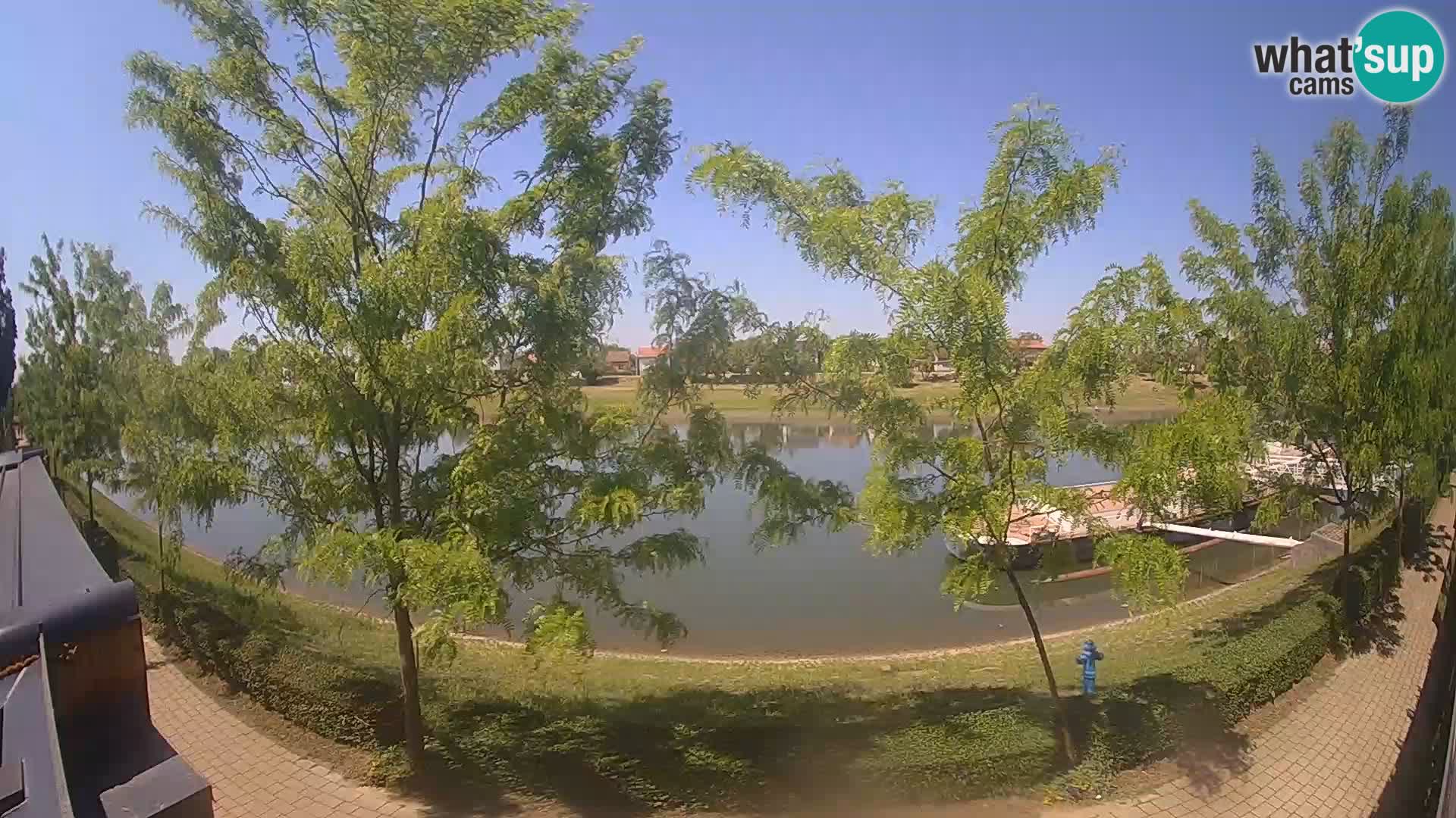Sisak live webcam Kolpa river view – Croatia