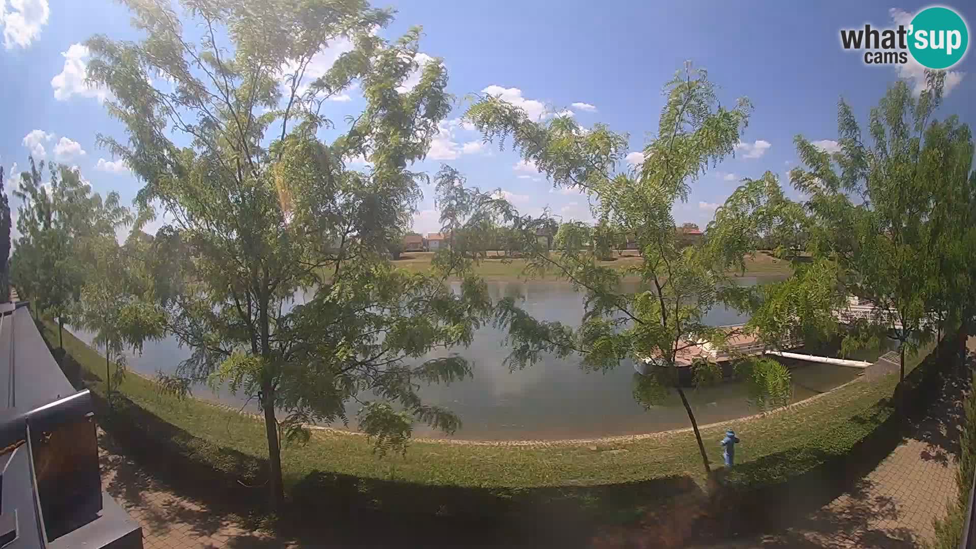 Sisak webcam en direct – vue sur la rivière Kolpa – Croatie