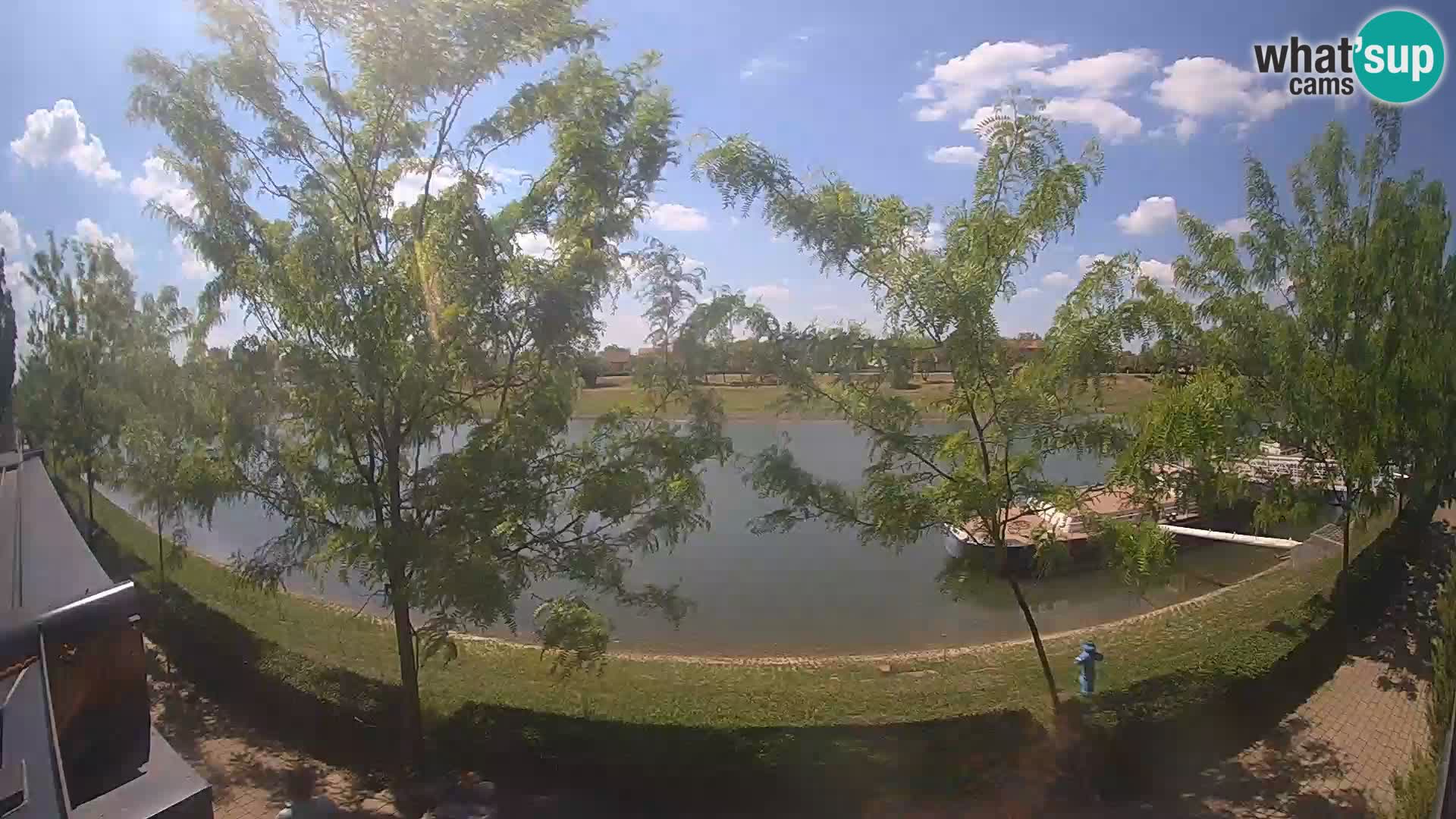 Sisak live webcam – vista sul fiume Kolpa – Croazia