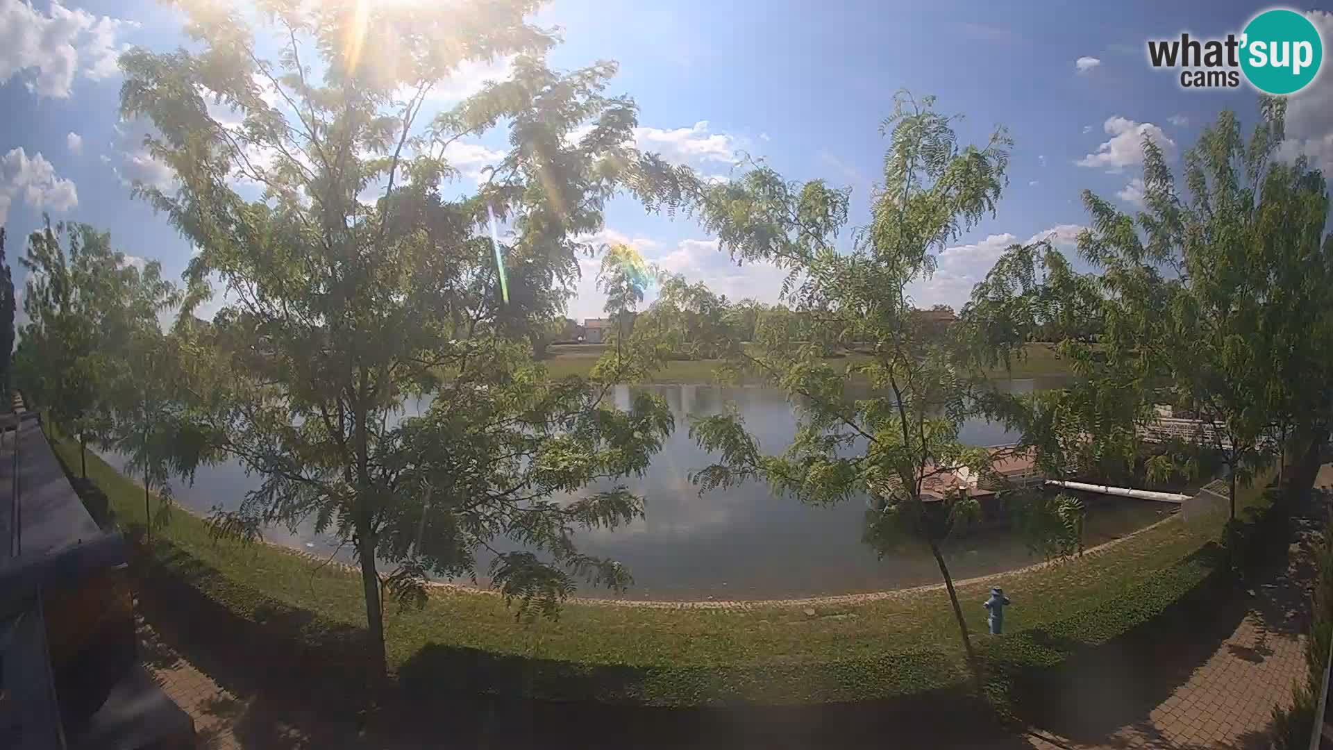 Sisak Live-Webcam Blick auf den Fluss Kolpa – Kroatien