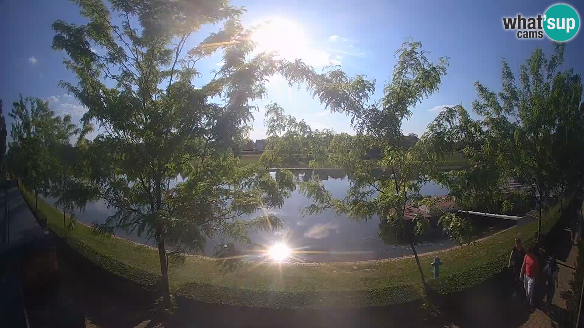 Sisak live webcam pogled na reku Kolpu