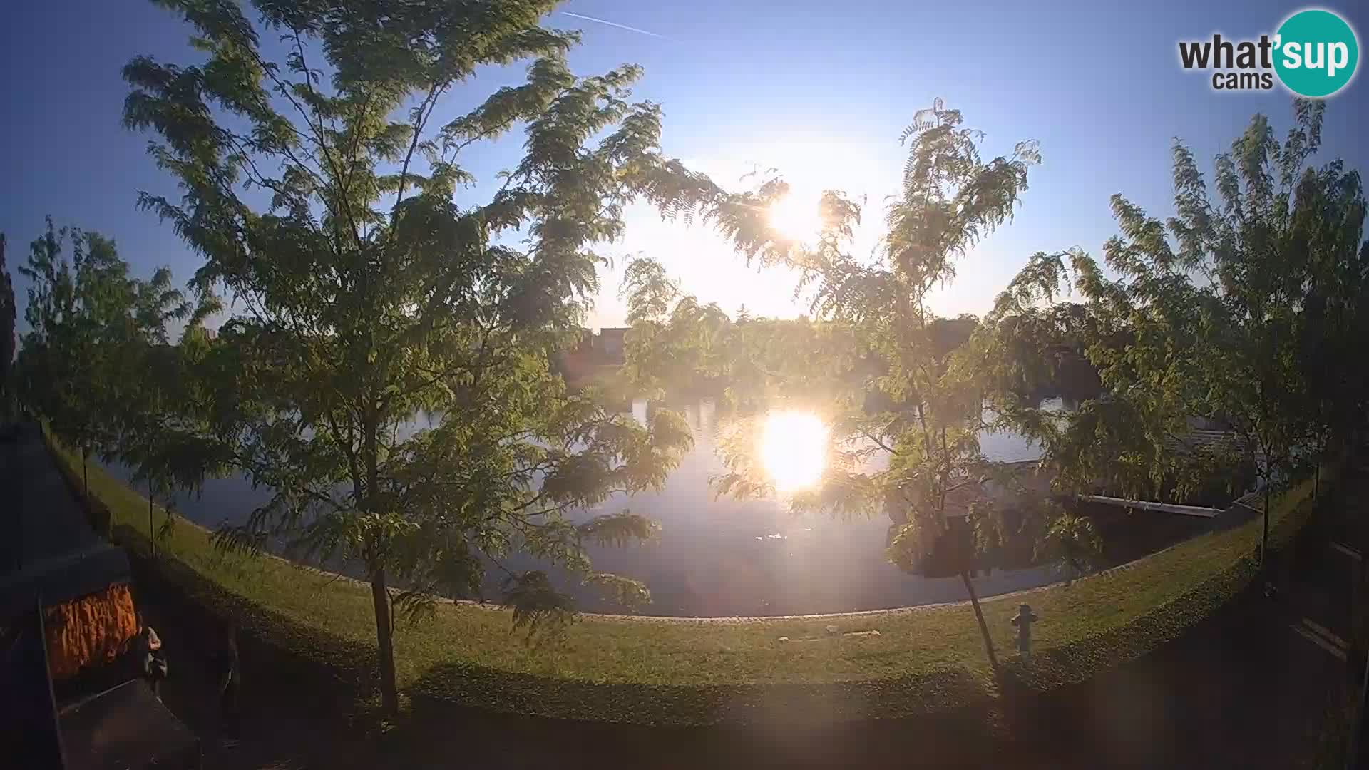 Sisak Live-Webcam Blick auf den Fluss Kolpa – Kroatien