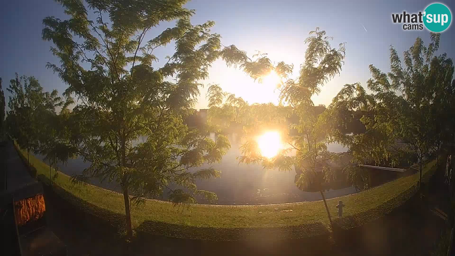 Sisak webcam en direct – vue sur la rivière Kolpa – Croatie