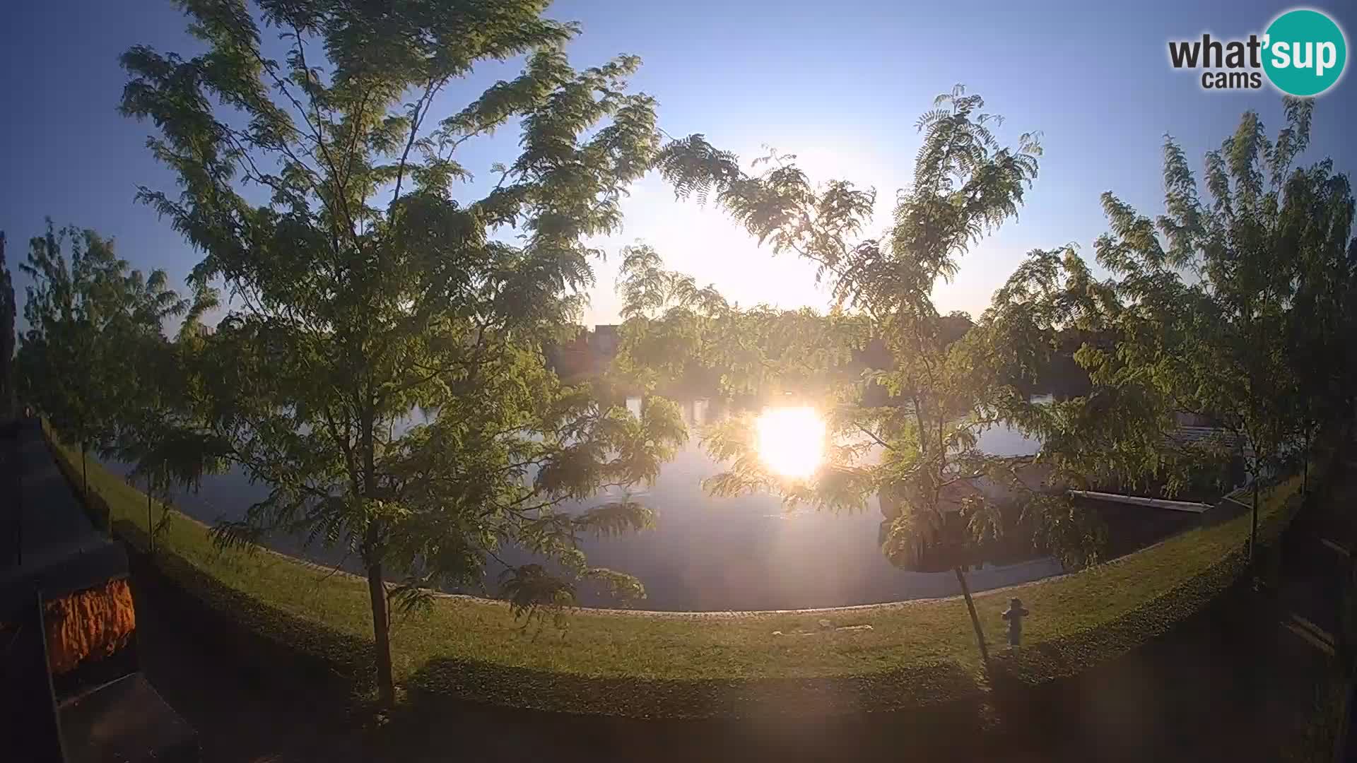 Sisak live webcam Kolpa river view – Croatia