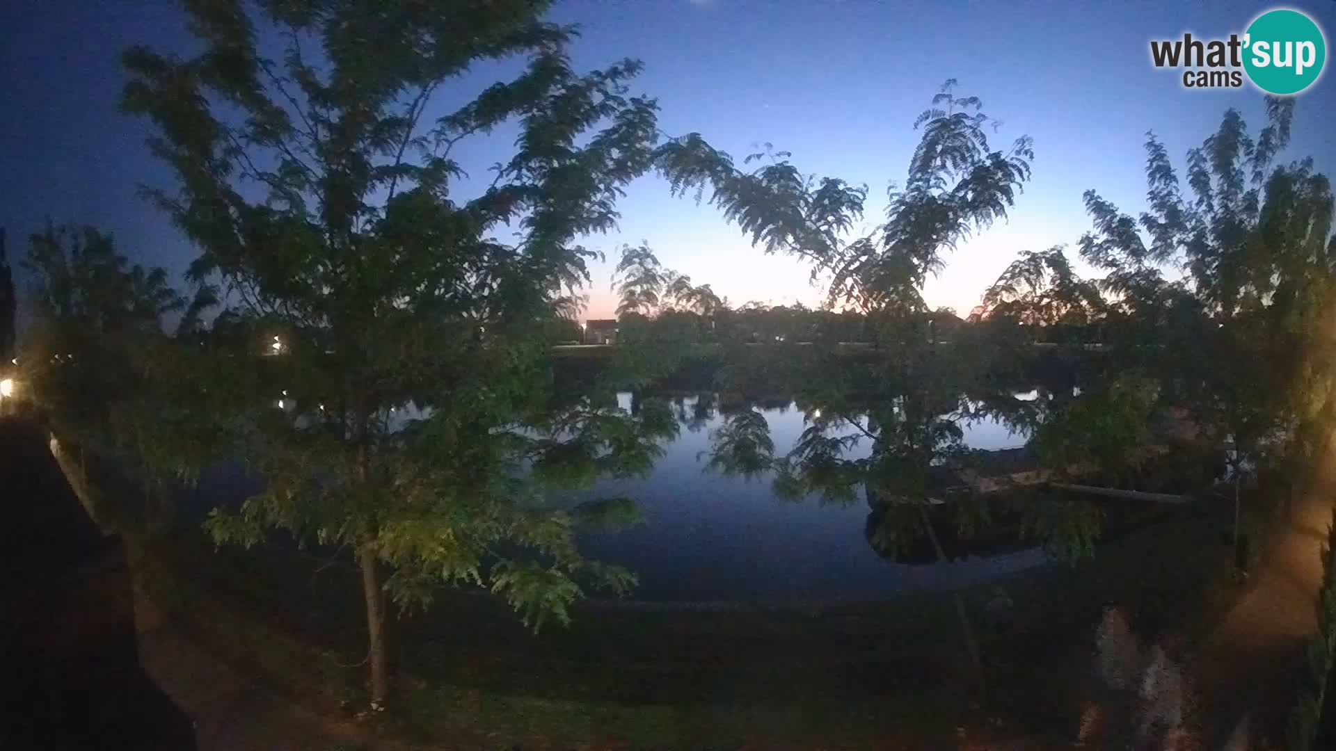 Sisak webcam en direct – vue sur la rivière Kolpa – Croatie