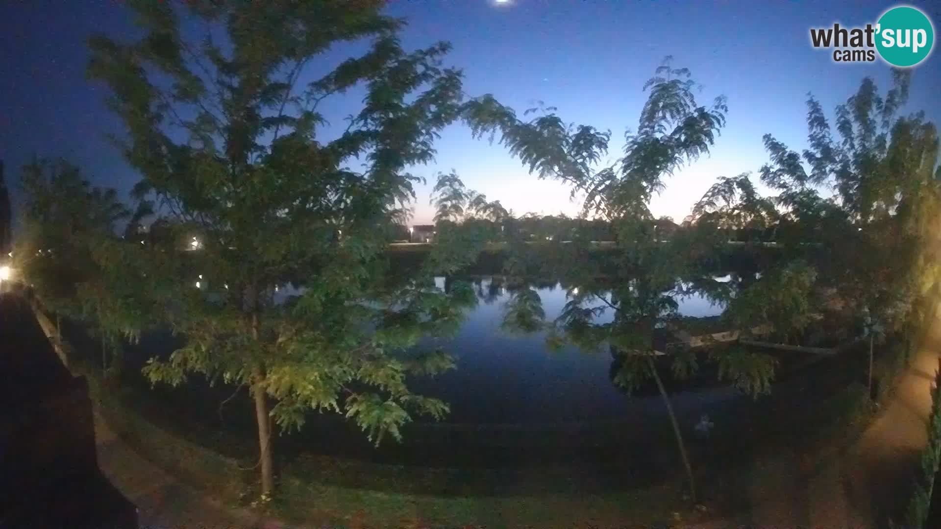 Sisak webcam en vivo Kolpa river view – Croacia