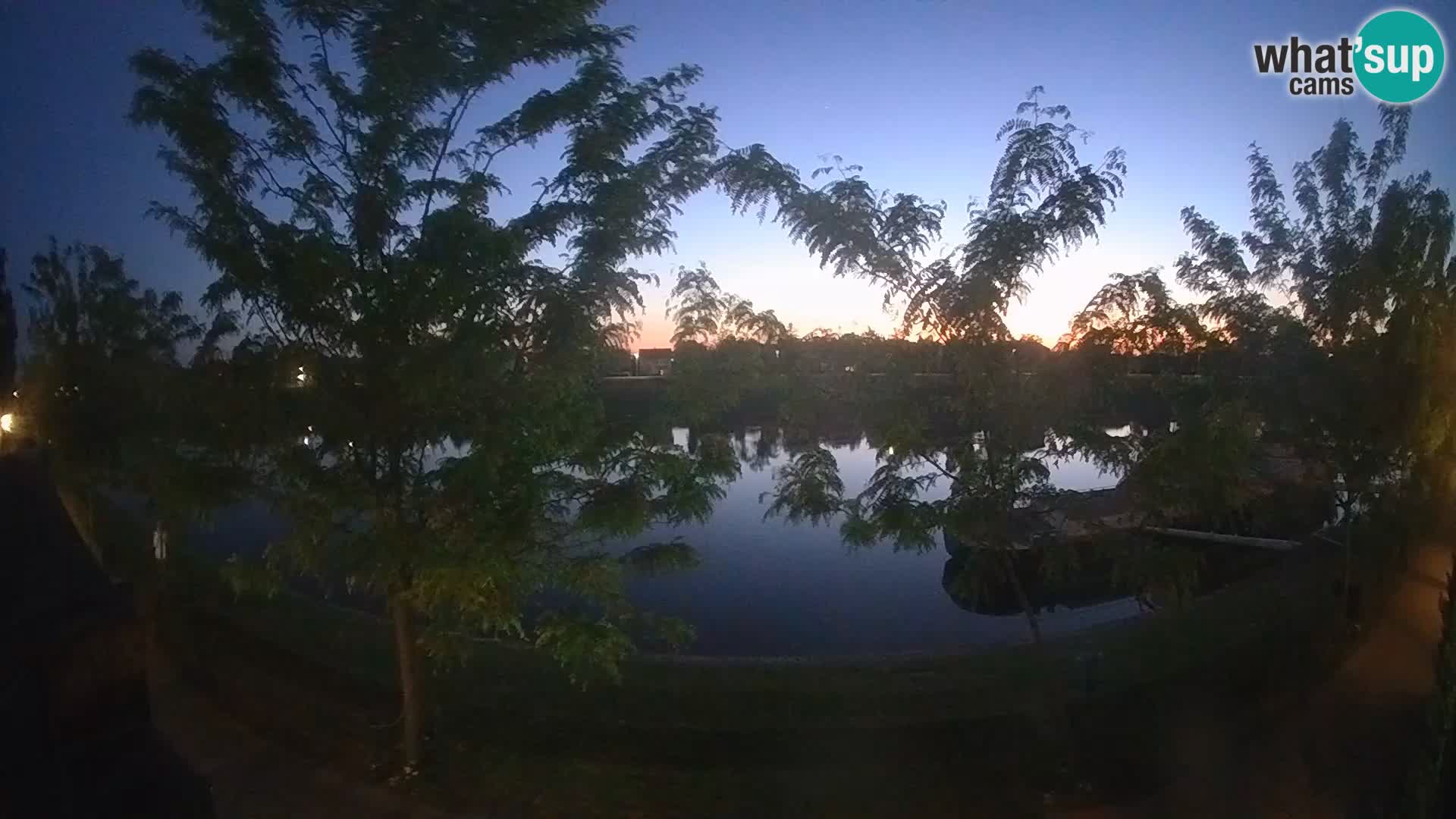 Sisak webcam en vivo Kolpa river view – Croacia