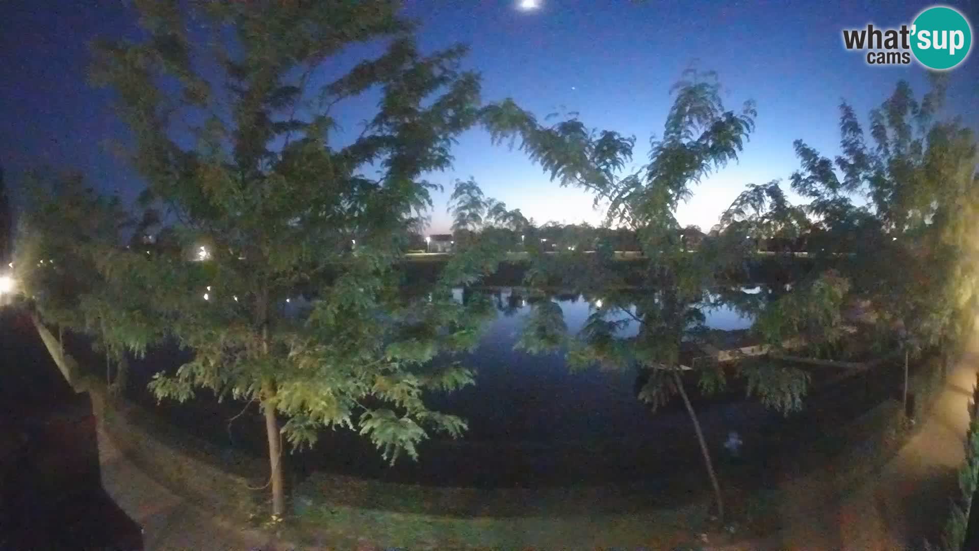 Sisak webcam en vivo Kolpa river view – Croacia