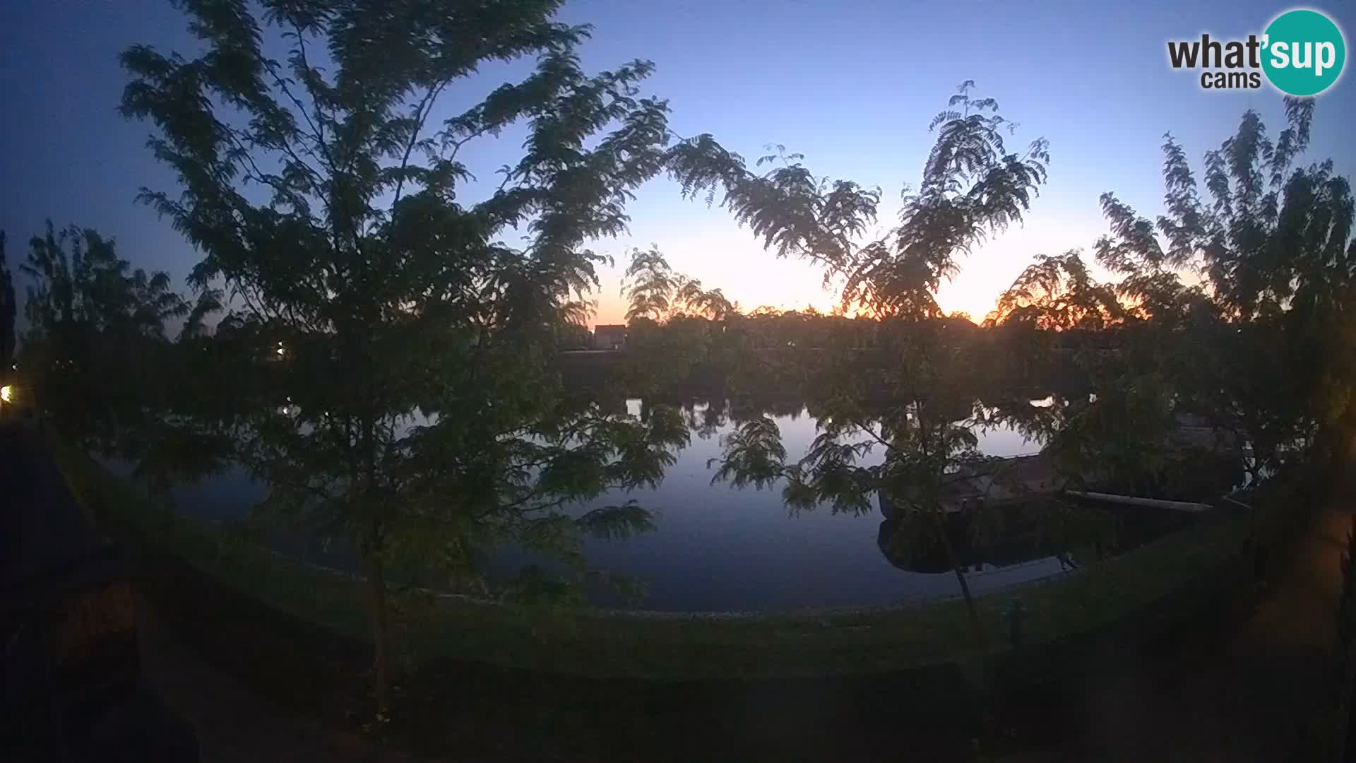 Sisak webcam en vivo Kolpa river view – Croacia