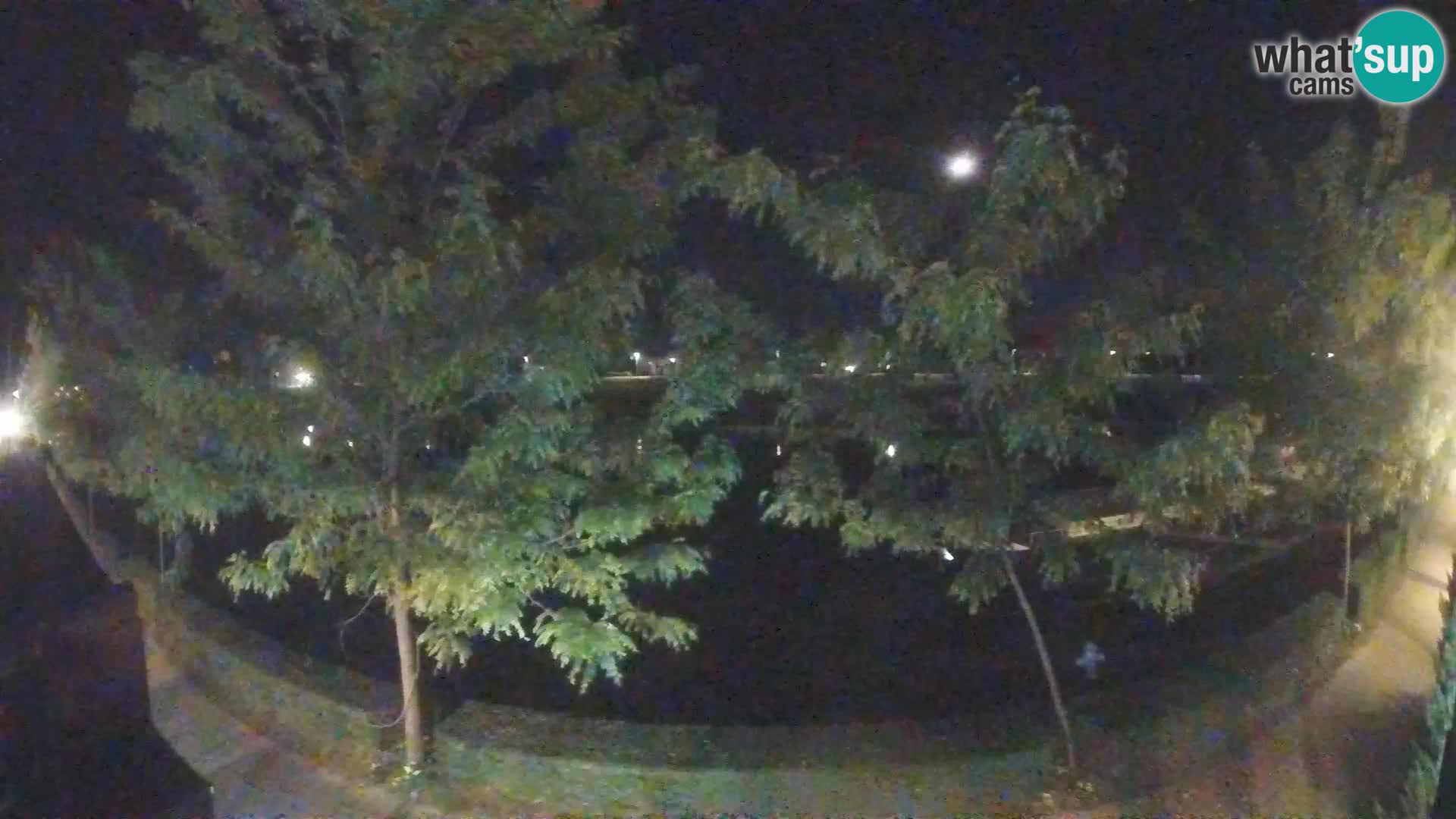 Sisak live webcam – vista sul fiume Kolpa – Croazia