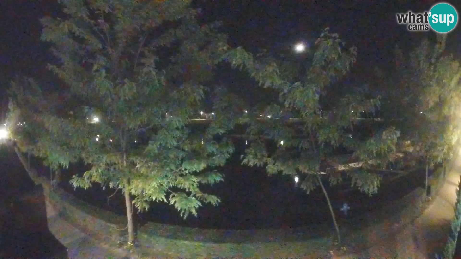 Sisak Live-Webcam Blick auf den Fluss Kolpa – Kroatien