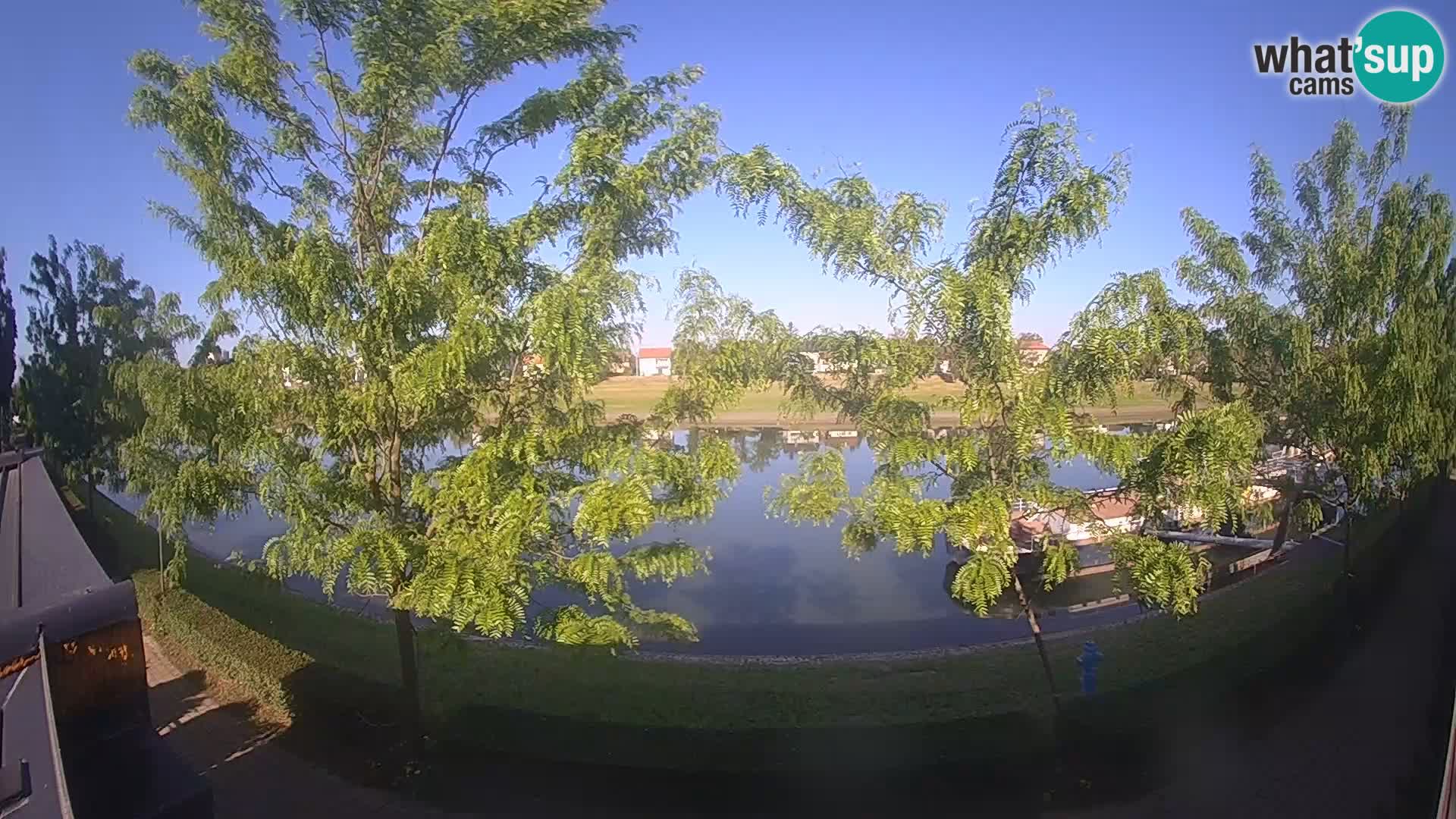 Sisak live webcam Kolpa river view – Croatia