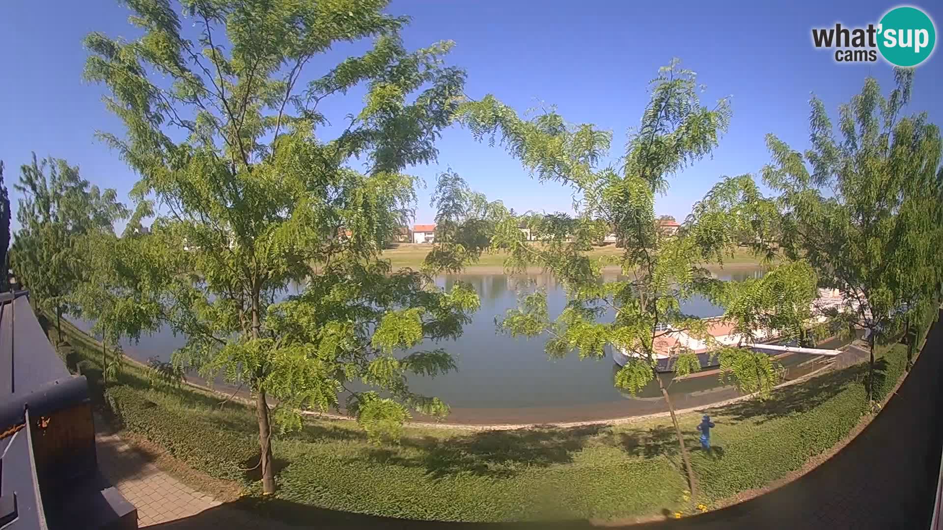 Sisak Live-Webcam Blick auf den Fluss Kolpa – Kroatien