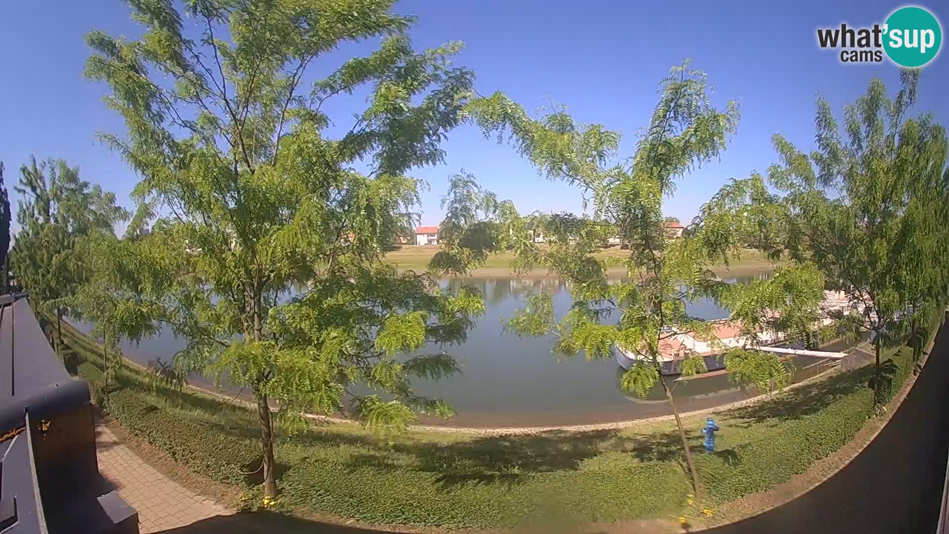 Sisak live webcam pogled na reku Kolpu
