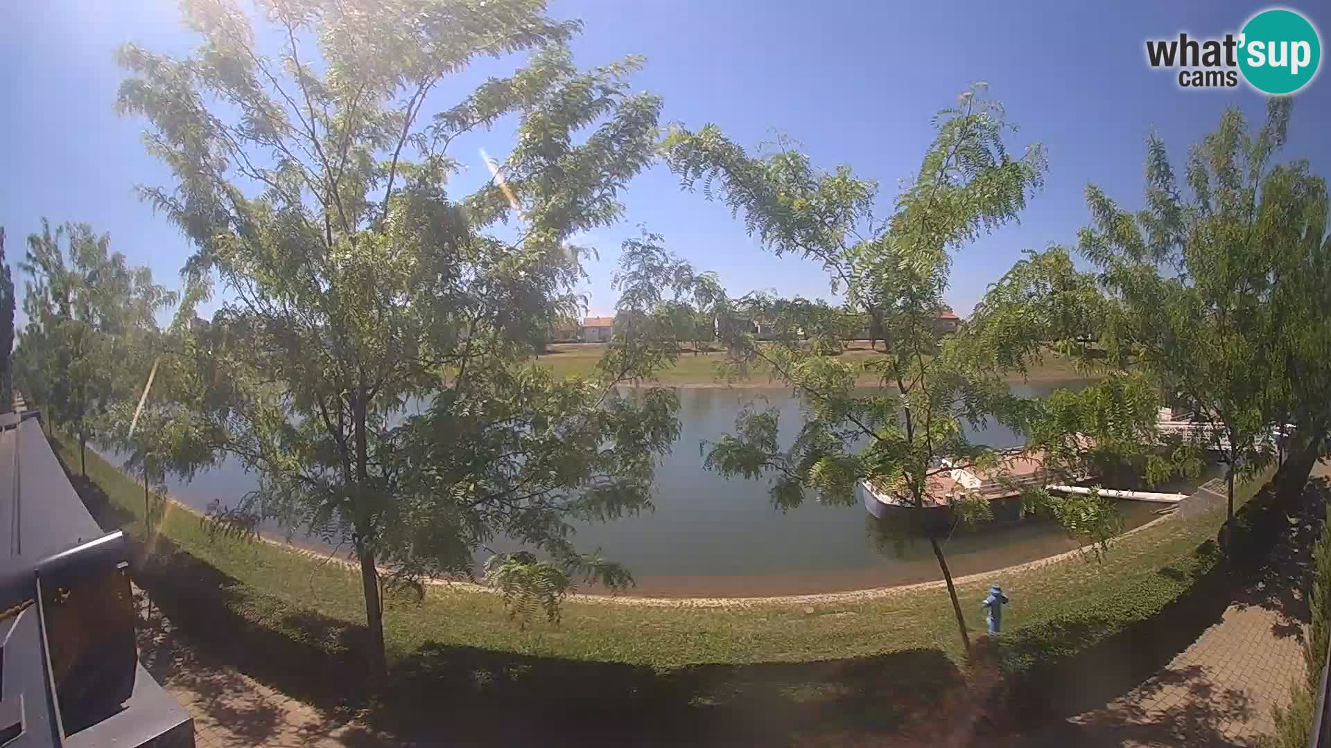 Sisak live webcam – vista sul fiume Kolpa – Croazia