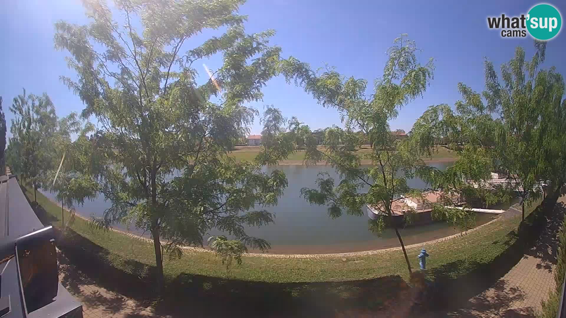 Sisak live webcam – vista sul fiume Kolpa – Croazia