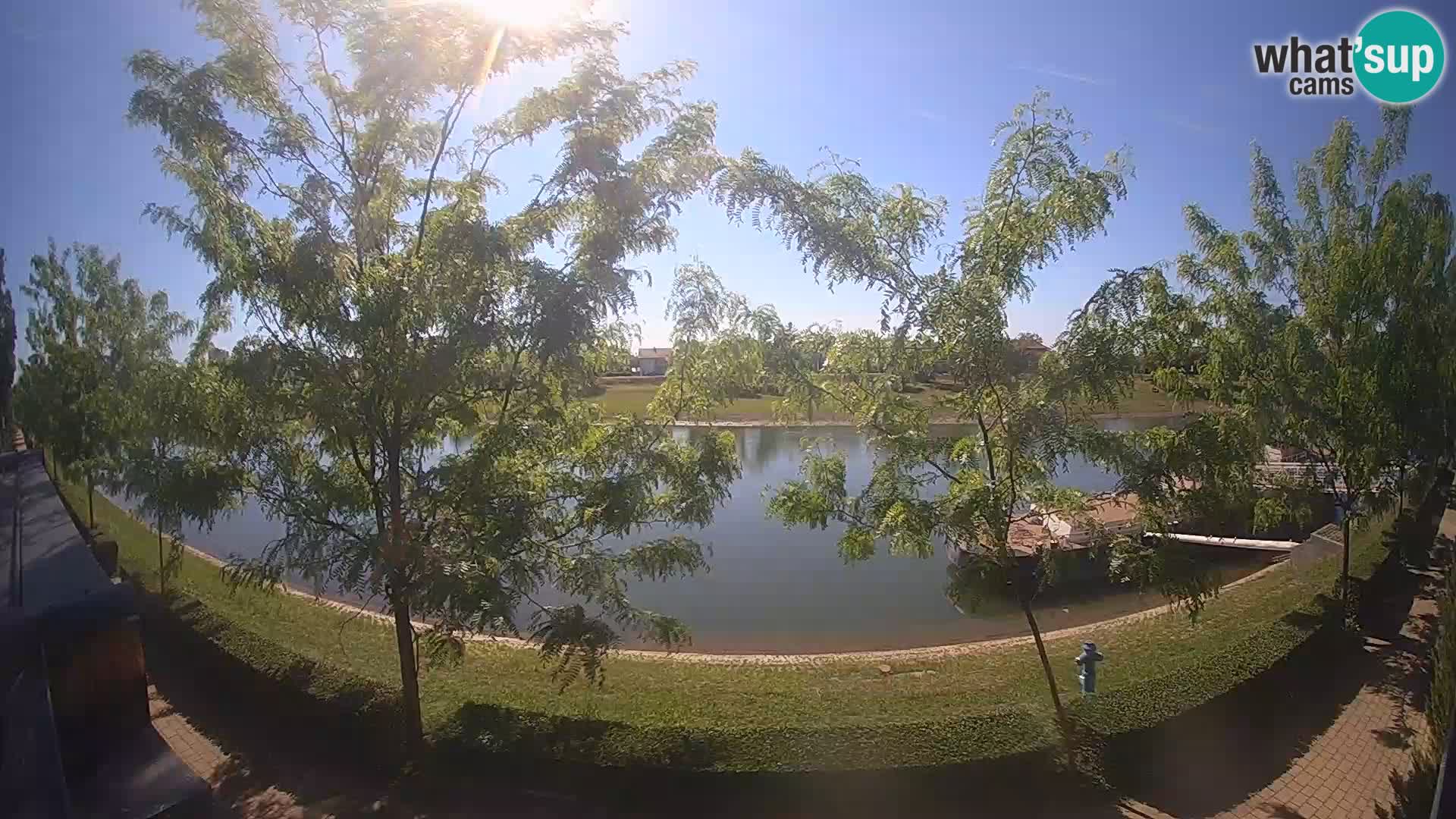 Sisak live webcam pogled na reku Kolpu
