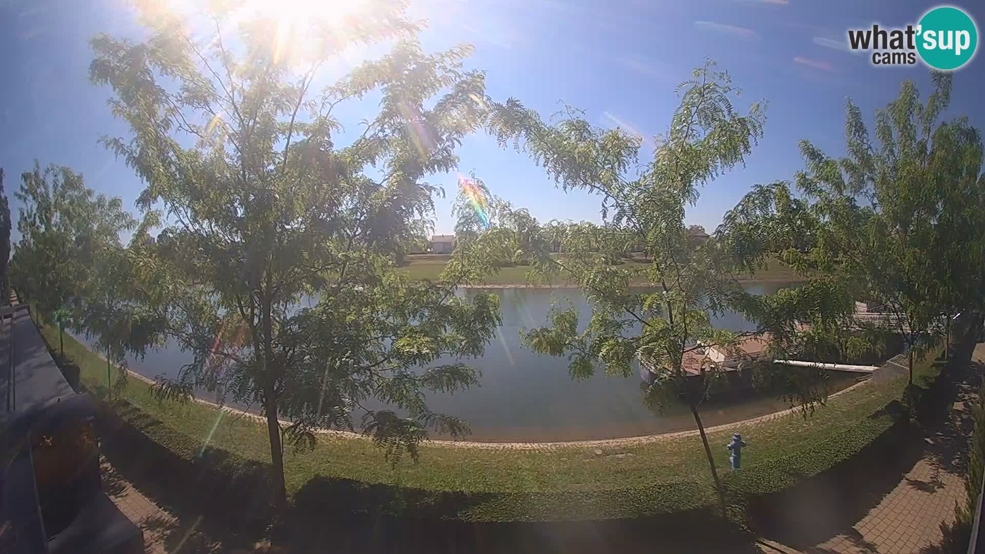 Sisak Live-Webcam Blick auf den Fluss Kolpa – Kroatien