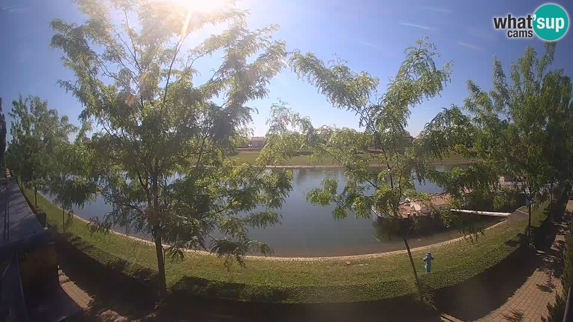 Sisak Live-Webcam Blick auf den Fluss Kolpa – Kroatien