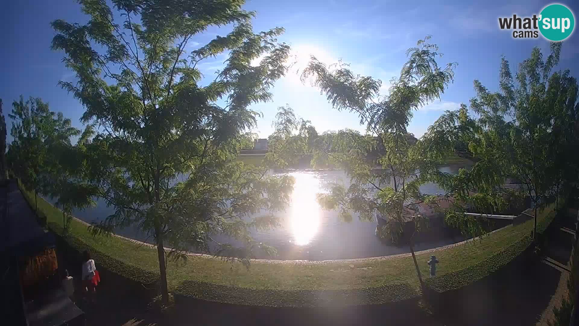 Sisak Live-Webcam Blick auf den Fluss Kolpa – Kroatien
