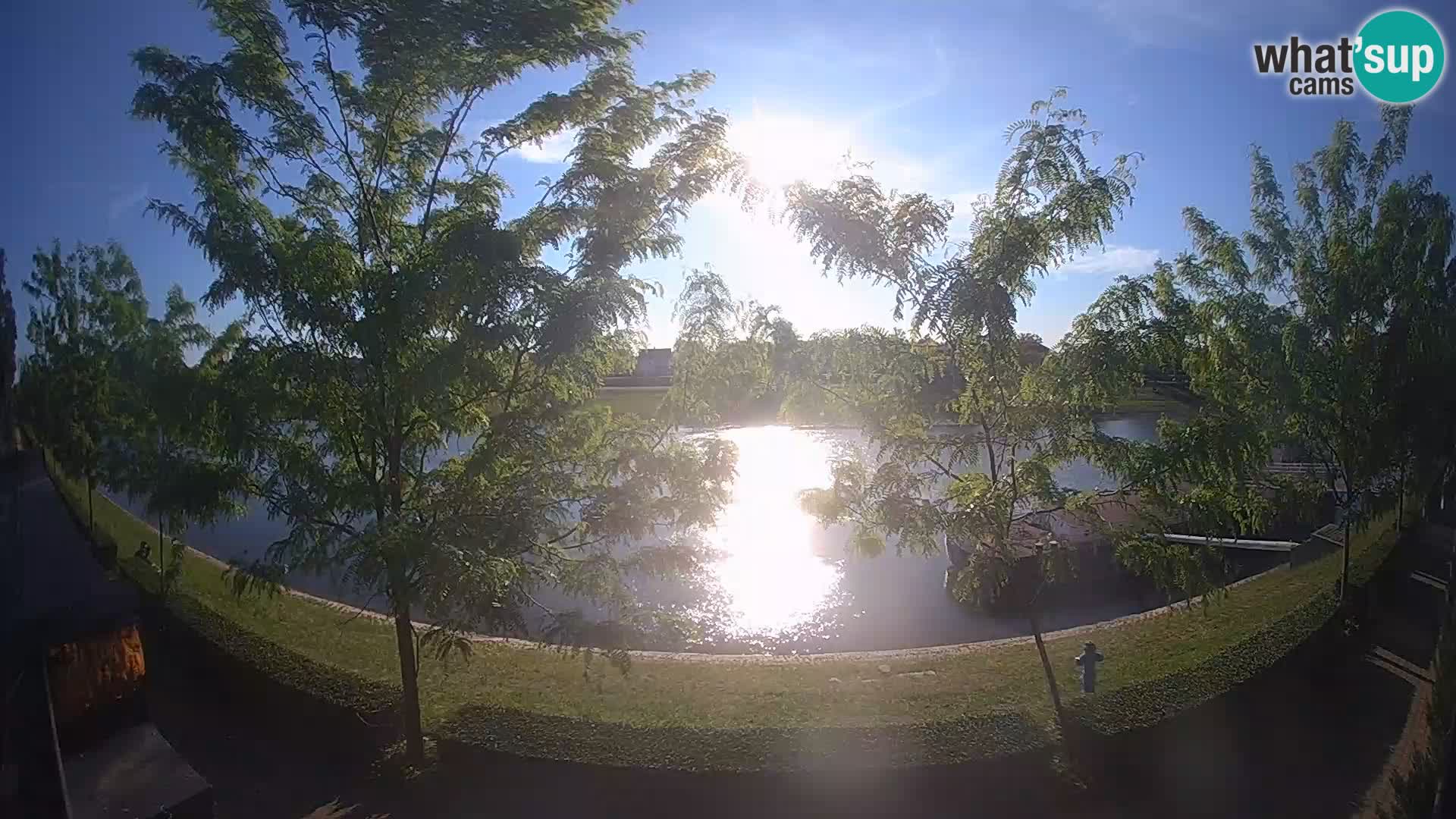 Sisak live webcam pogled na reku Kolpu