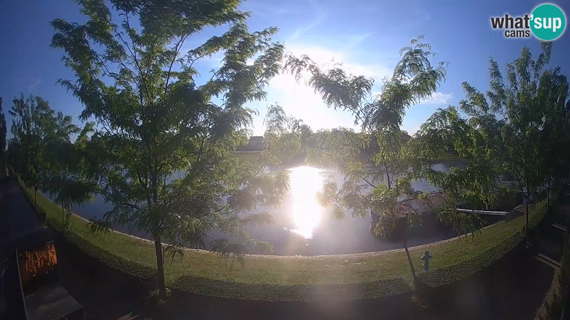 Sisak live webcam Kolpa river view – Croatia