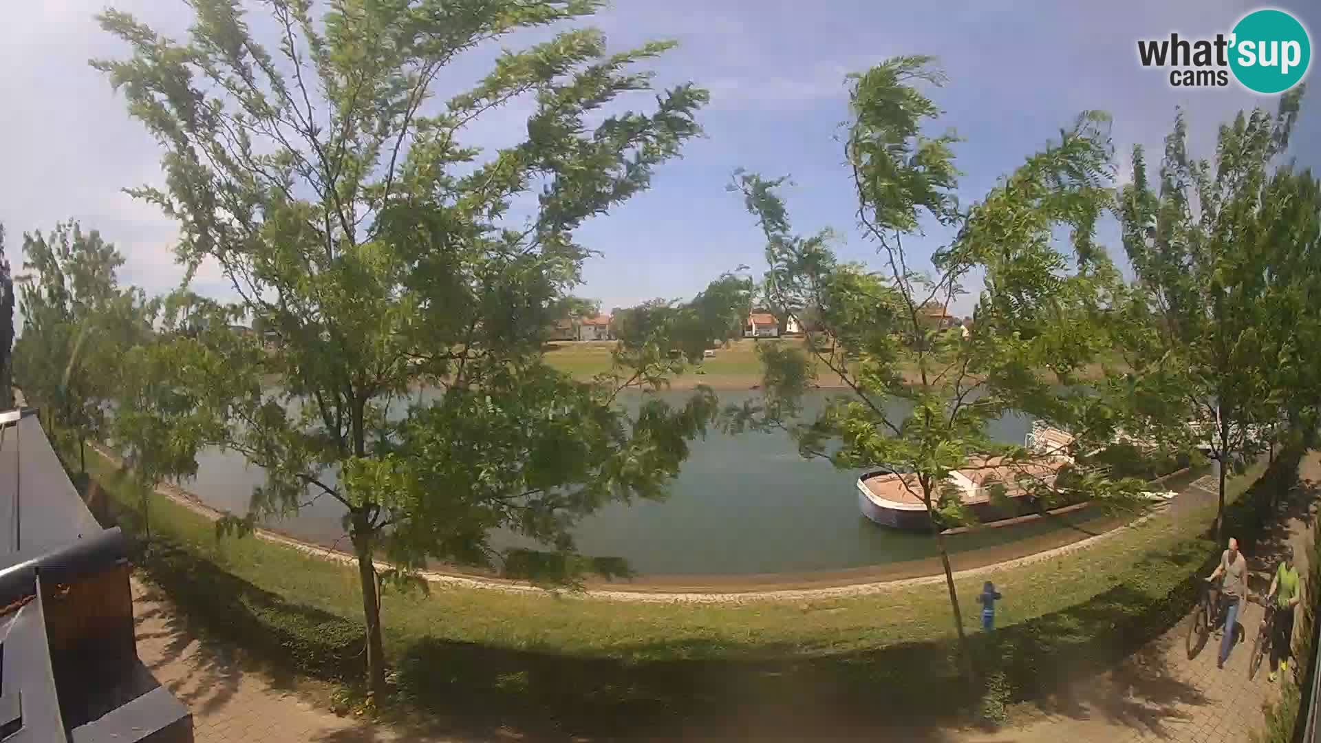 Sisak live webcam Kolpa river view – Croatia