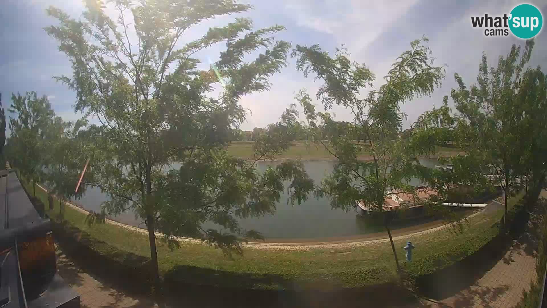 Sisak live webcam pogled na reku Kolpu
