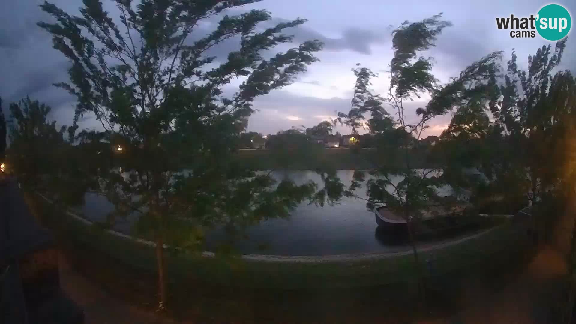 Sisak Live-Webcam Blick auf den Fluss Kolpa – Kroatien