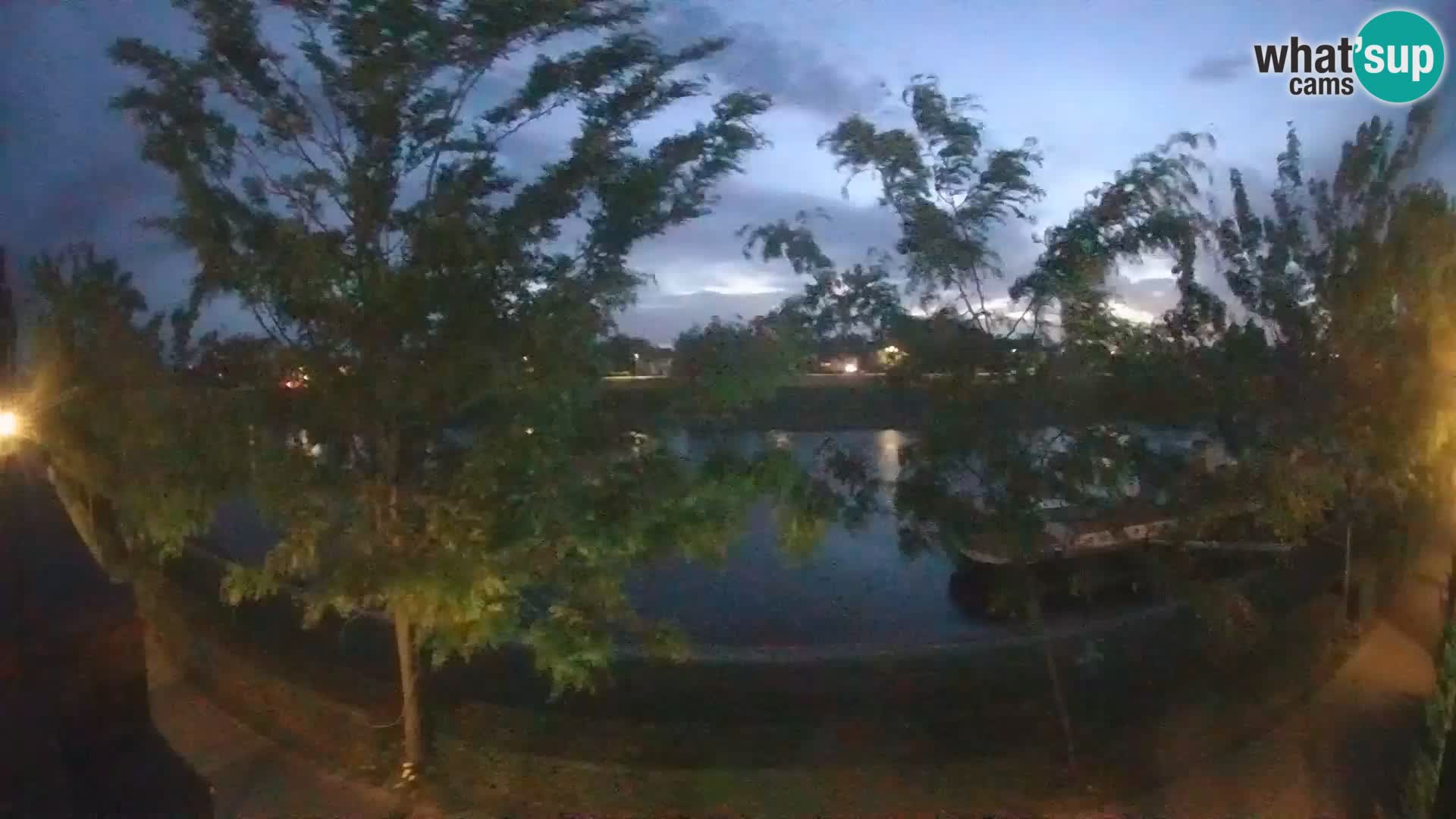 Sisak live webcam Kolpa river view – Croatia