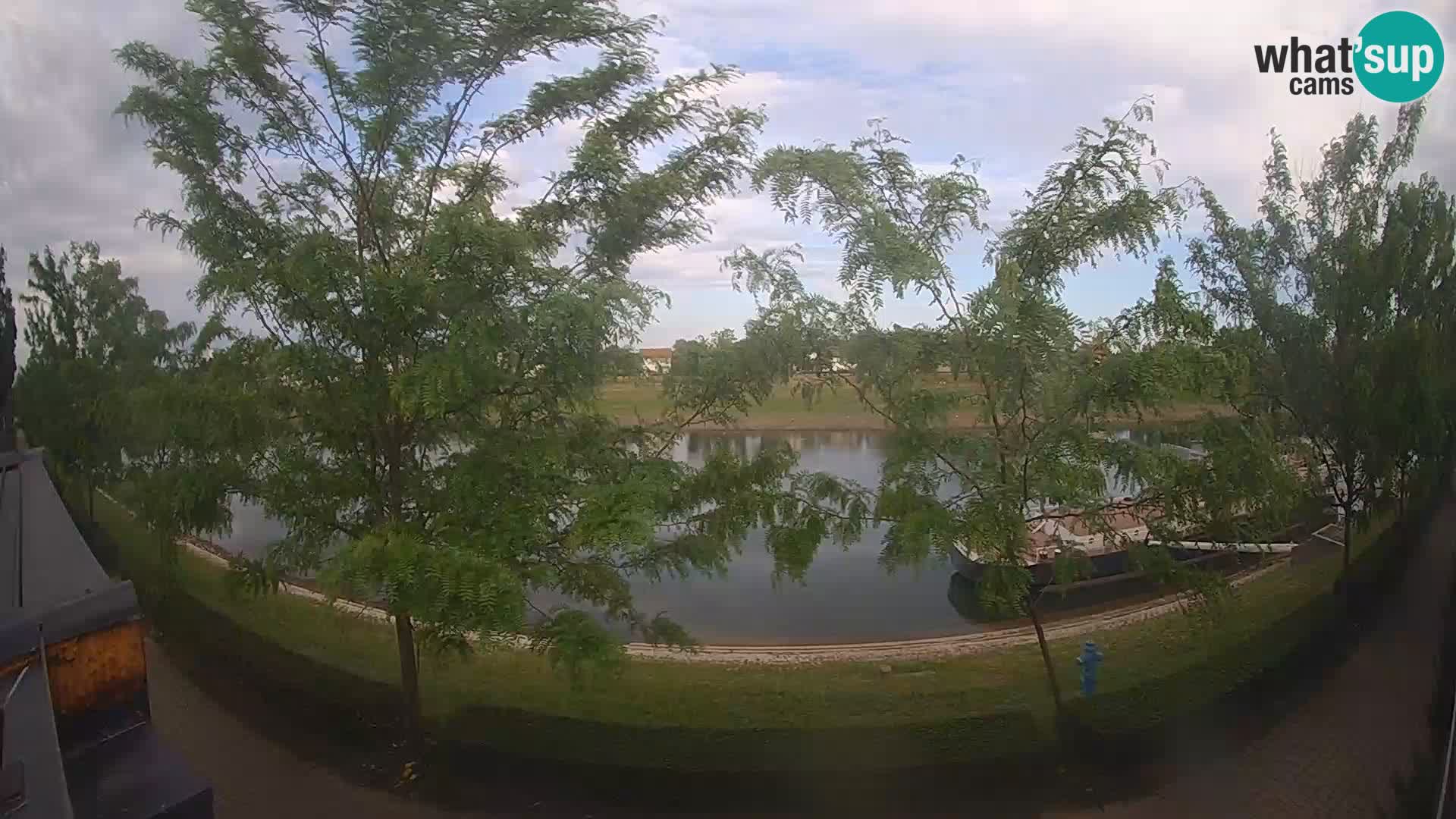 Sisak Live-Webcam Blick auf den Fluss Kolpa – Kroatien
