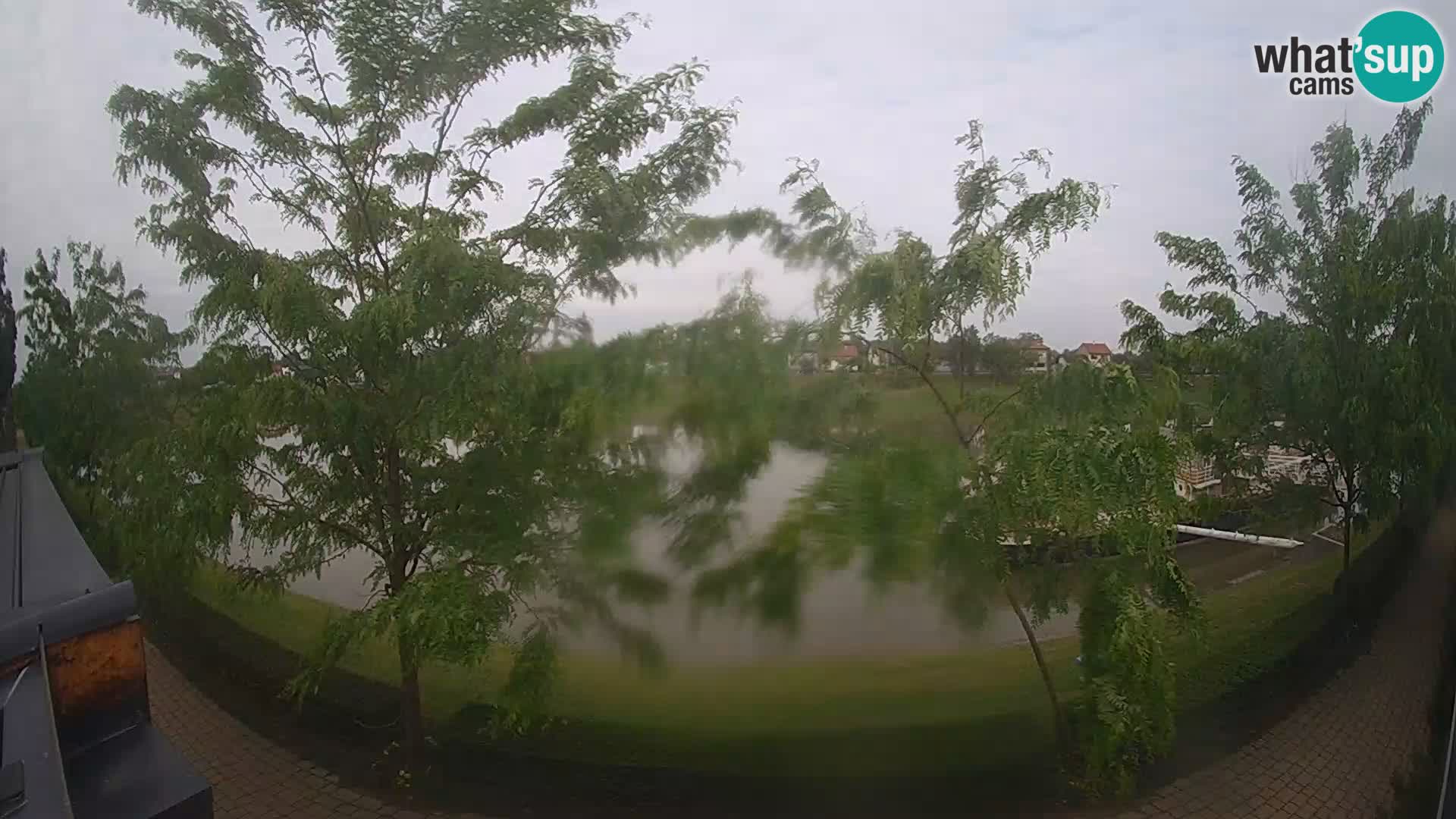 Sisak webcam en direct – vue sur la rivière Kolpa – Croatie